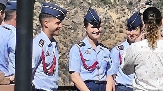 La princesa Leonor visita Tejeda durante su viaje de fin de curso militar en Gran Canaria