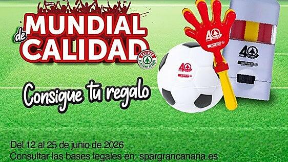 SPAR Gran Canaria se suma al Mundial 2026 con 5.500 regalos directos a sus clientes