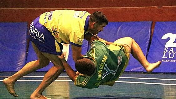 Gáldar Ybarra y Almogarén, finalistas del Dielca de lucha corrida