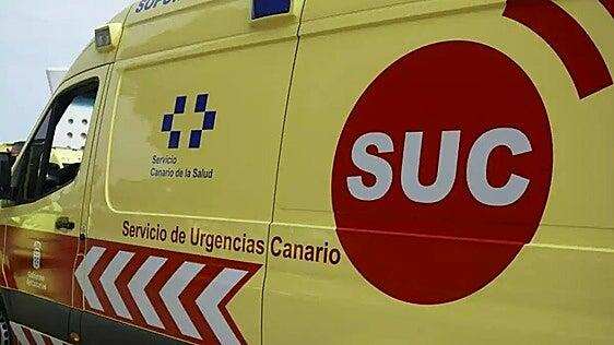 Heridos tres hombres, uno de ellos grave, tras el vuelco de un vehículo en Telde