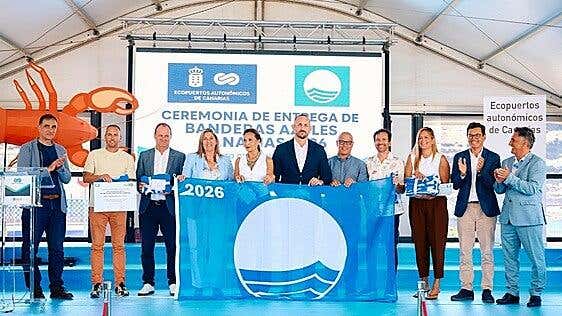 Agaete acoge la entrega de Banderas Azules 2026