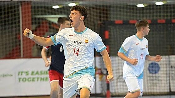 Álvaro Díaz, convocado con los Hispanos Juveniles para los amistosos ante Francia en Burgos