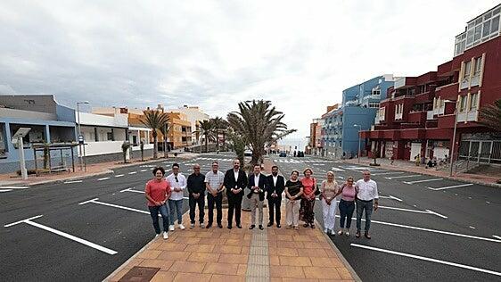 Sardina de Gáldar alberga la inauguración de la renovada avenida Alcalde Antonio Rosas