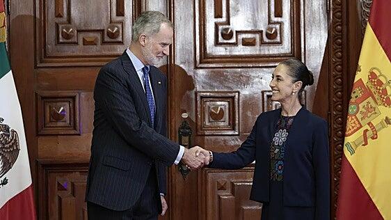El rey Felipe VI y Claudia Sheinbaum zanjan el distanciamiento entre España y México