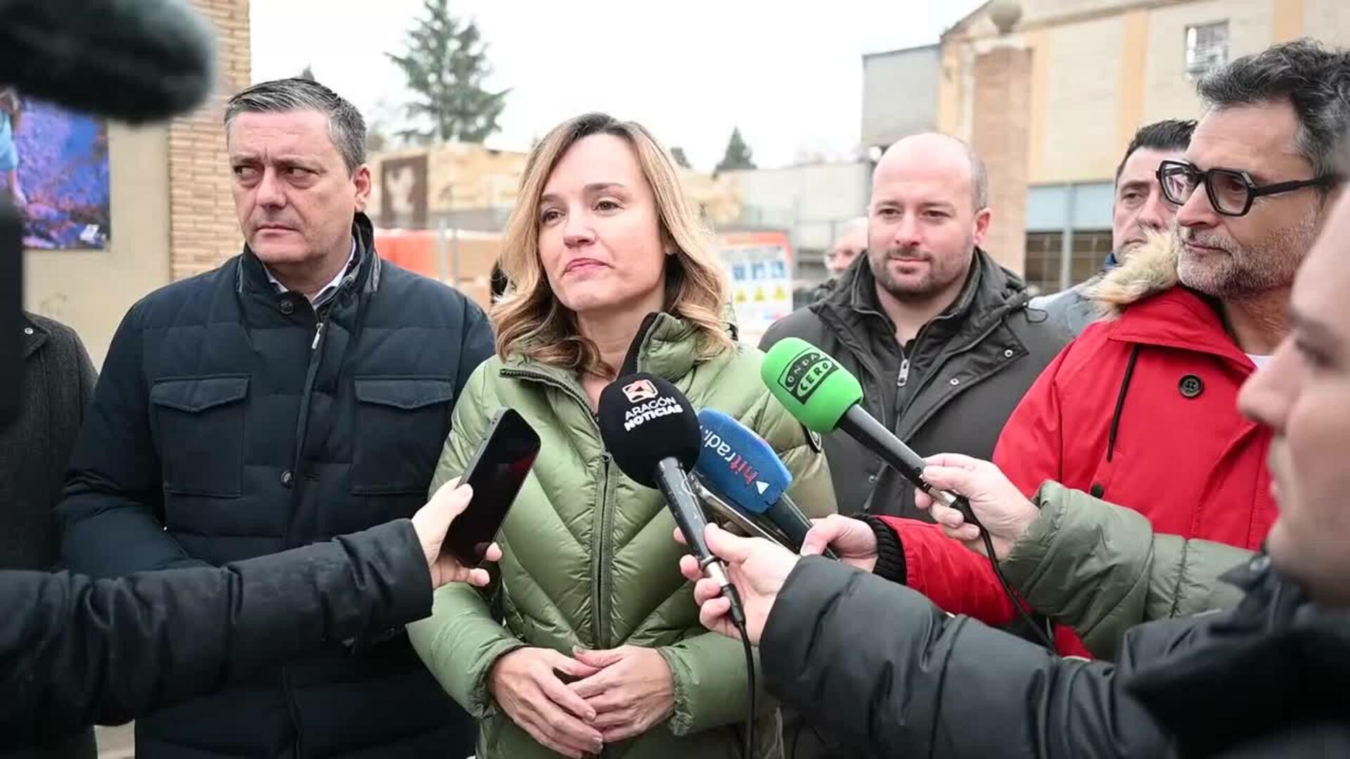 Alegría (PSOE) se compromete con el segundo instituto de Monzón