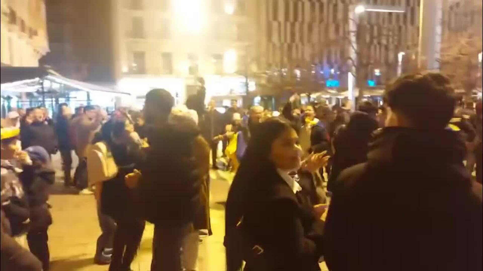 Tensión al coincidir la celebración venezolana y una protesta contra Estados Unidos en Zaragoza