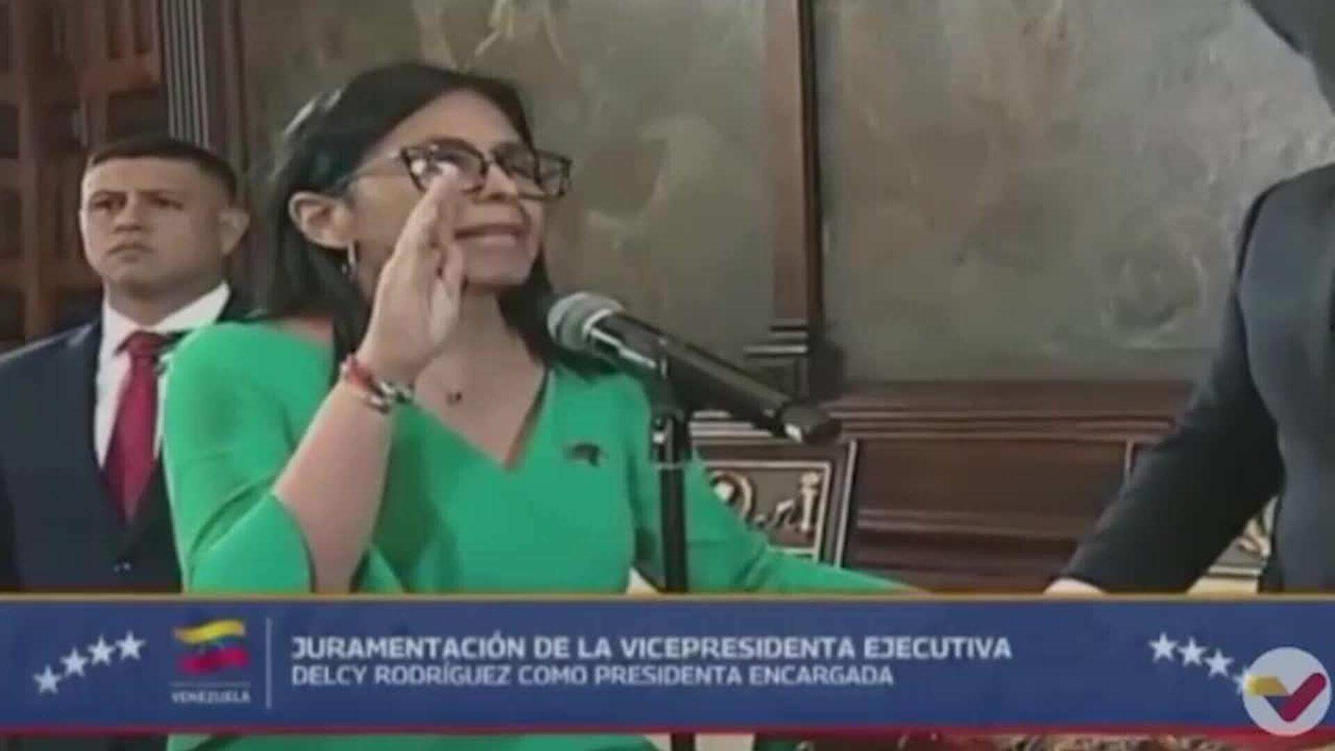 Trump rechaza convocar elecciones a corto plazo en Venezuela y reitera que él está al mando