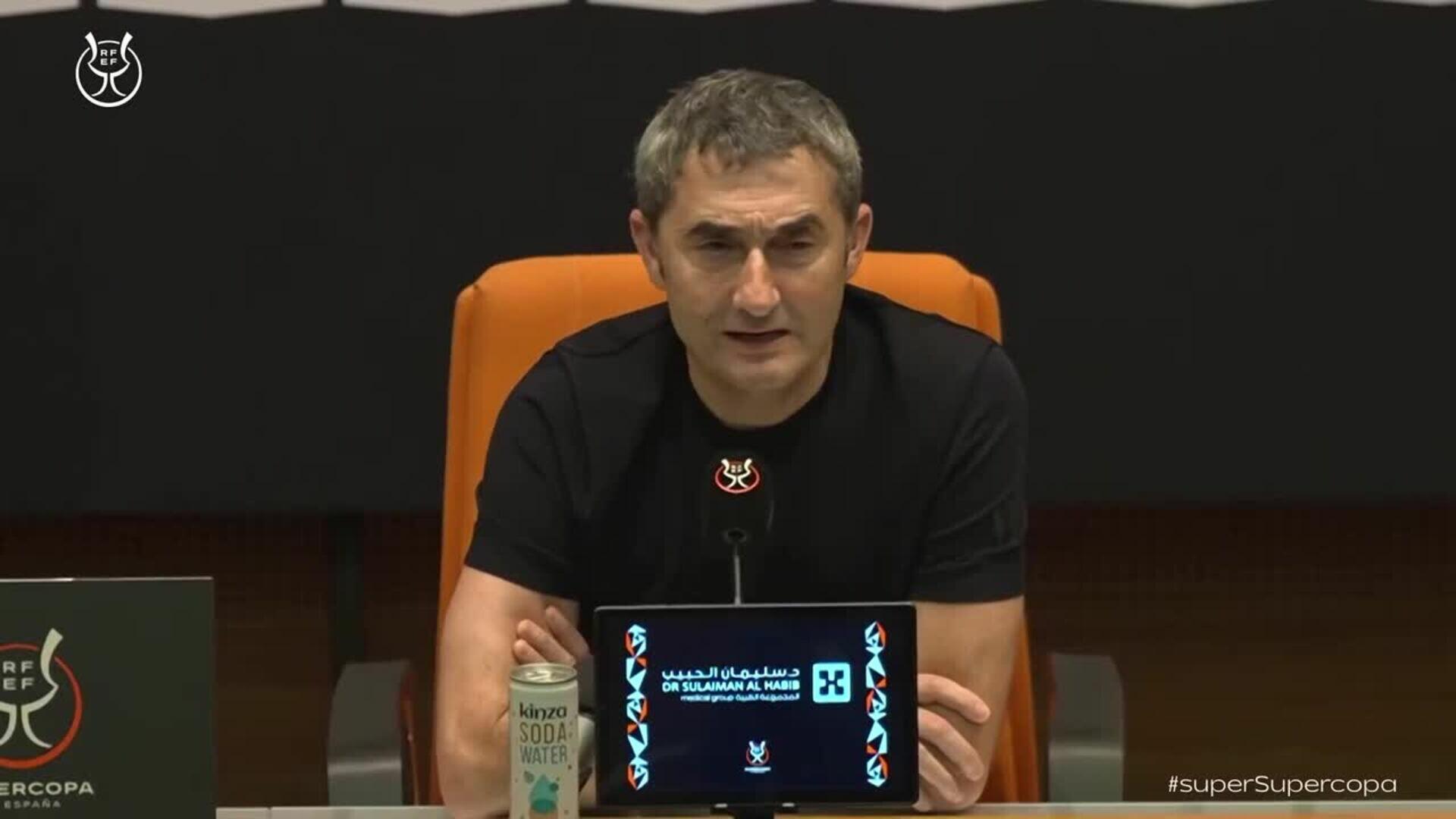 Ernesto Valverde: "Yo no suelo pedir perdón porque no me gusta hacerlo"