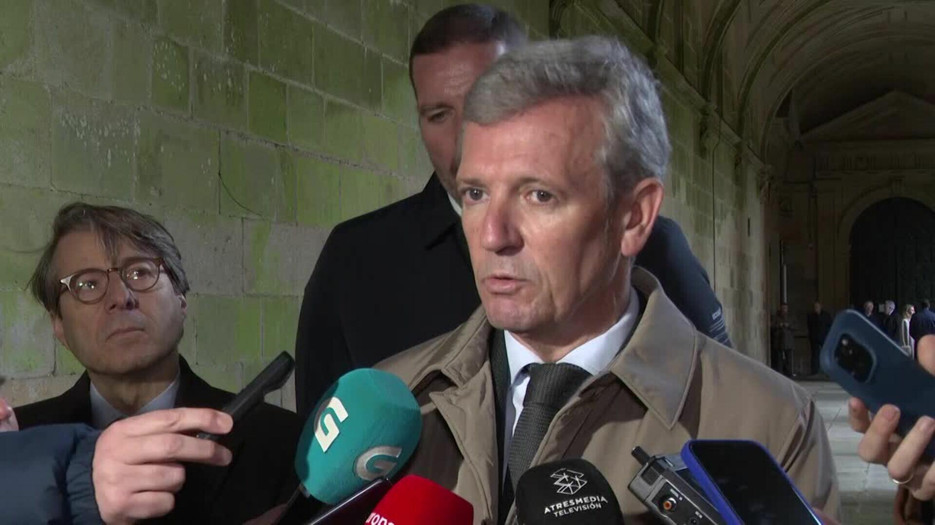 Rueda dice que sería "una magnífica noticia" que el papa León XIV visitase Galicia