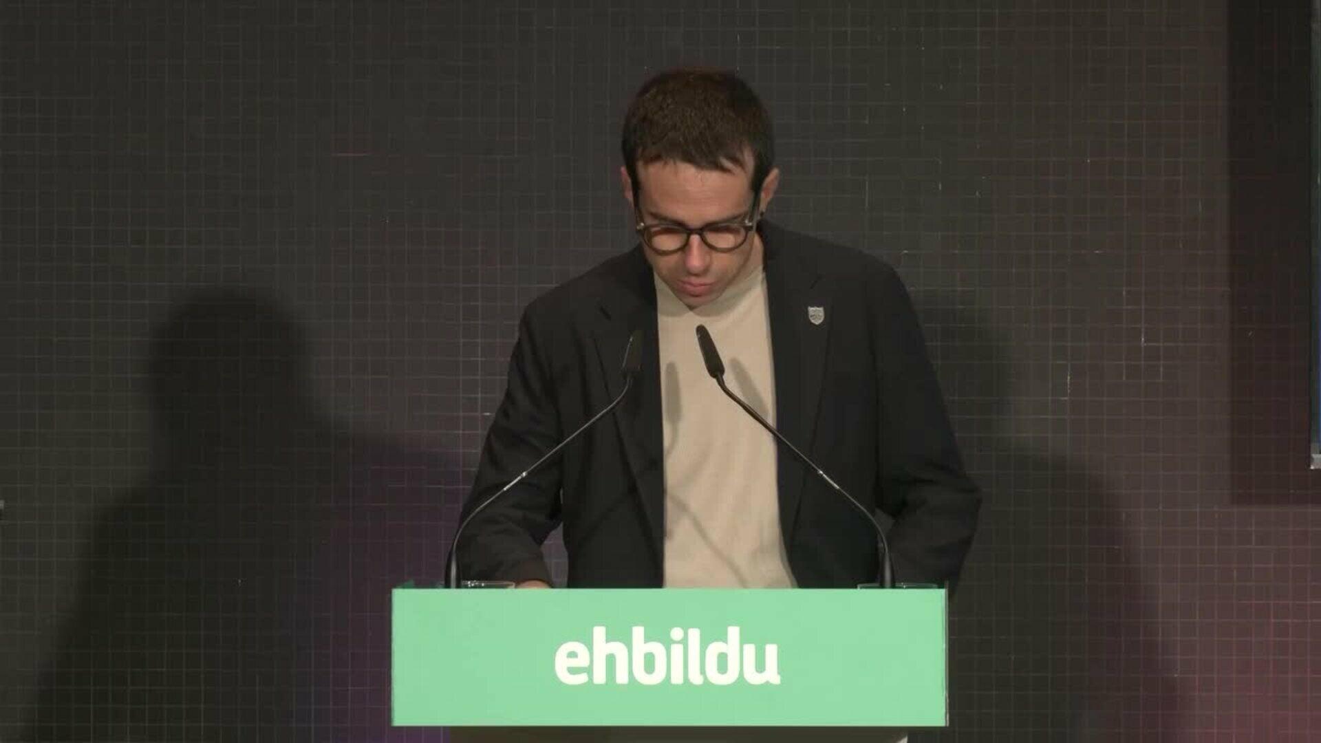 EH Bildu habla de "negociación precaria" entre gobiernos vasco y central por las transferencias