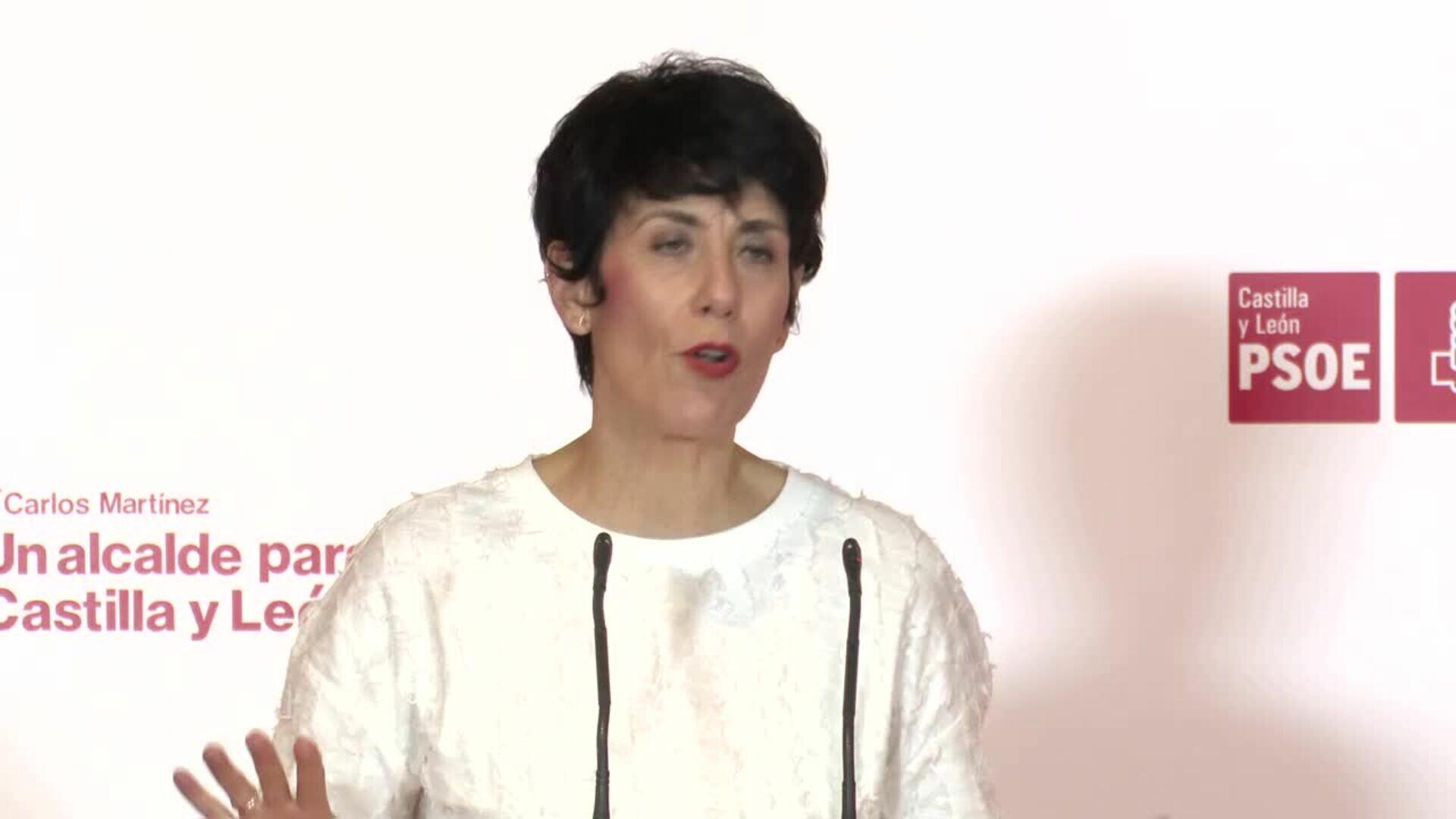 Elma Saiz asegura que el futuro "no se construye enfrentando generaciones, sino cuidándolas"