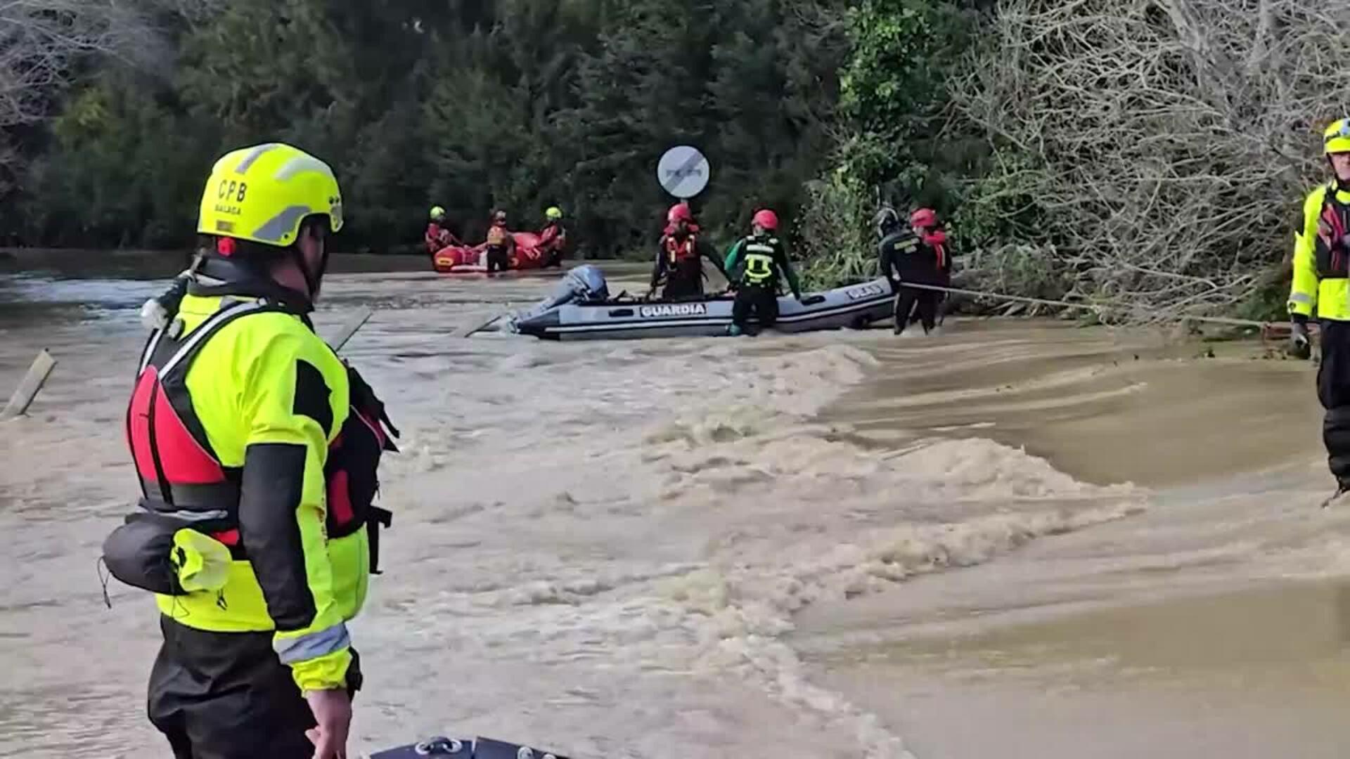 Siete personas con hipotermia rescatadas en San Martín del Tesorillo.