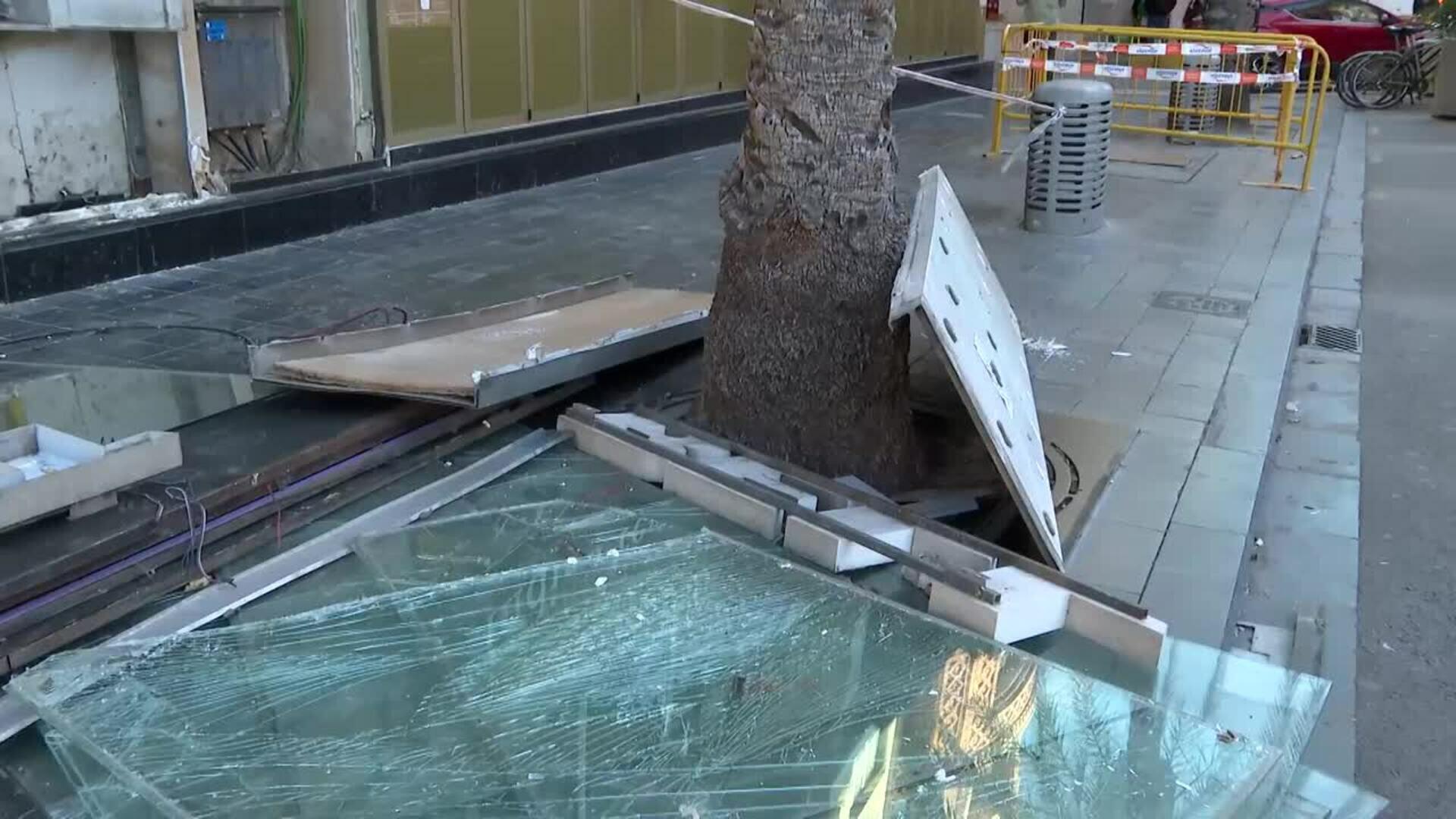 El temporal afecta la provincia de Valencia con fuertes rachas de viento