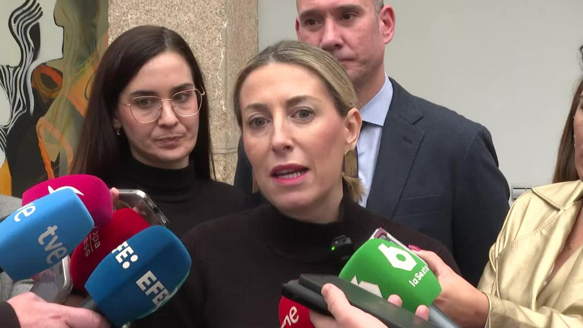 Guardiola concurrirá a la sesión de investidura como presidenta y confía en un acuerdo con Vox