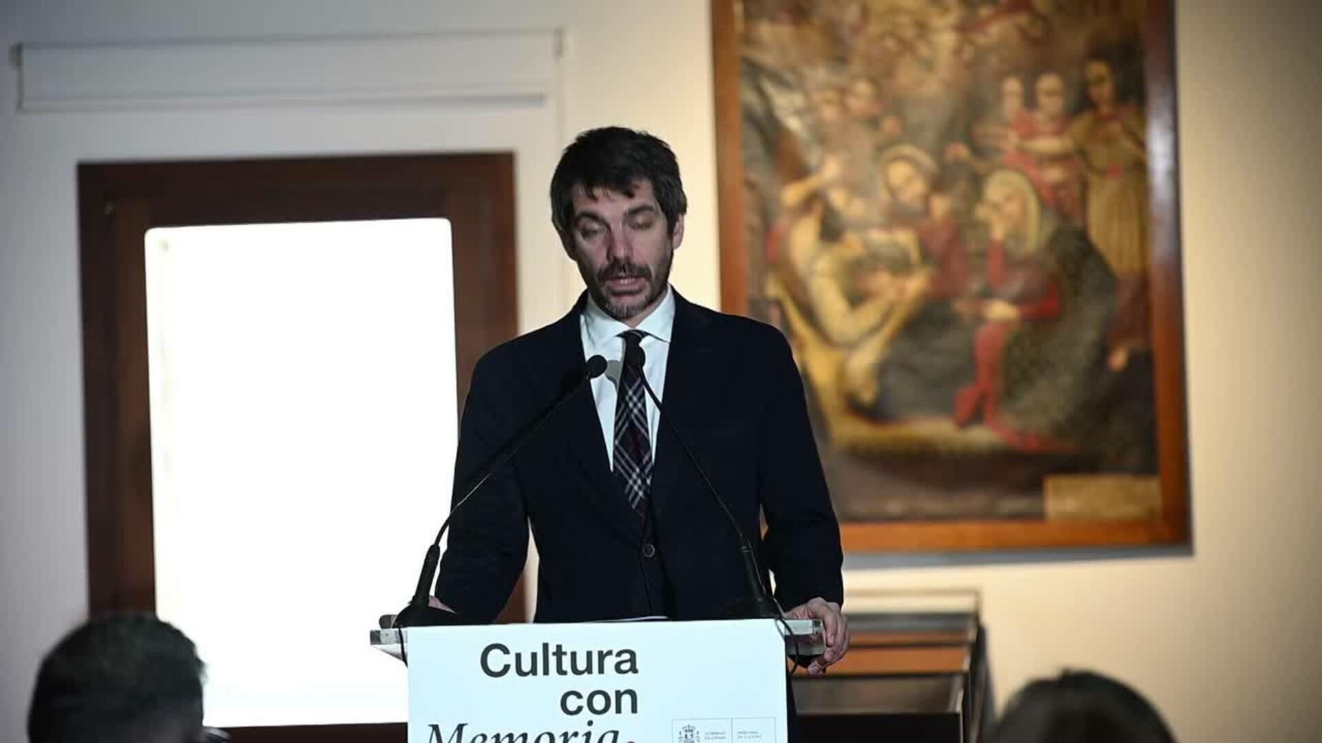 Cultura restituye a Brihuega obras incautadas por la dictadura