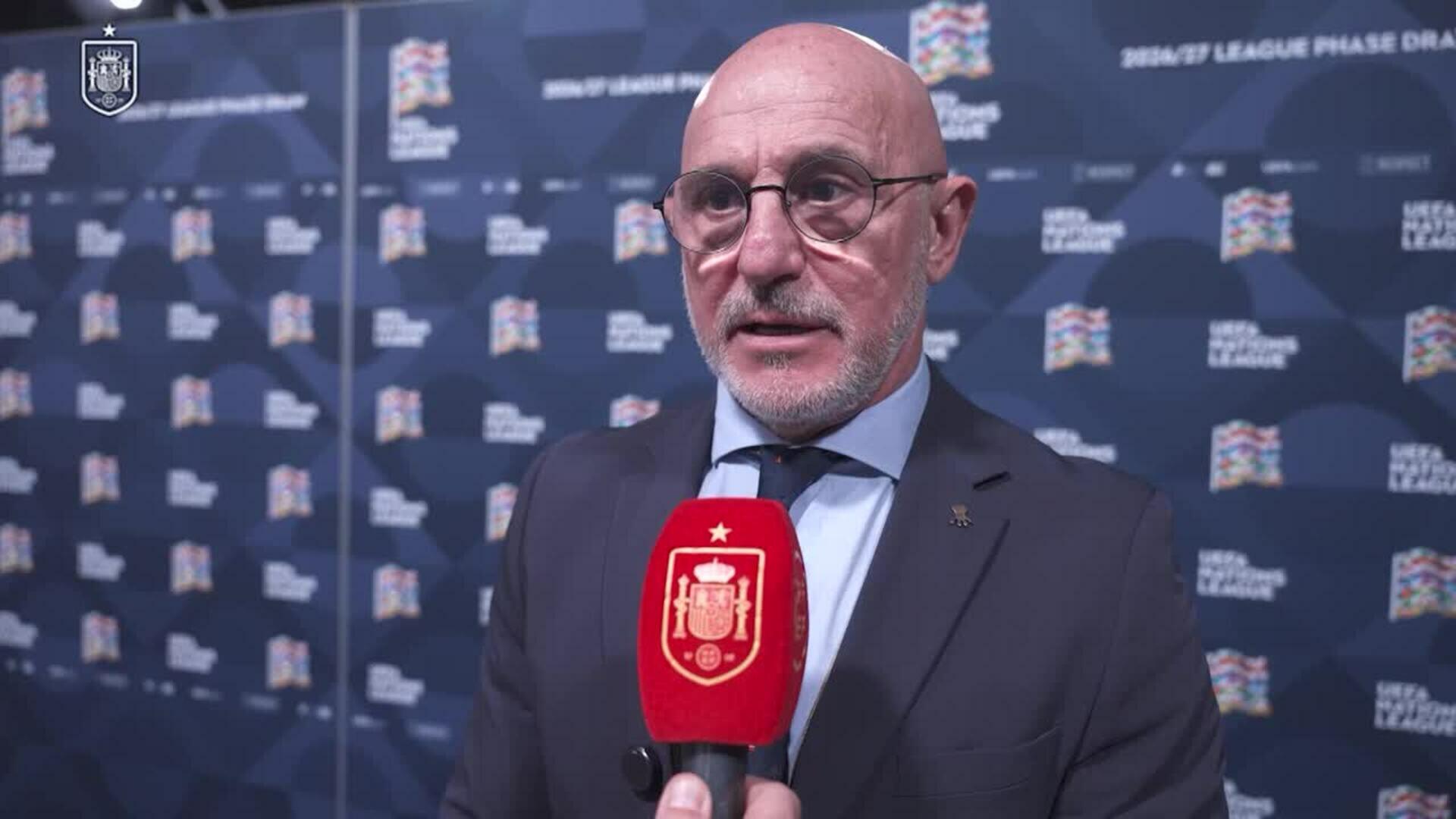 Luis de la Fuente: "La Liga de Naciones es muy dura, a la altura de una Eurocopa"