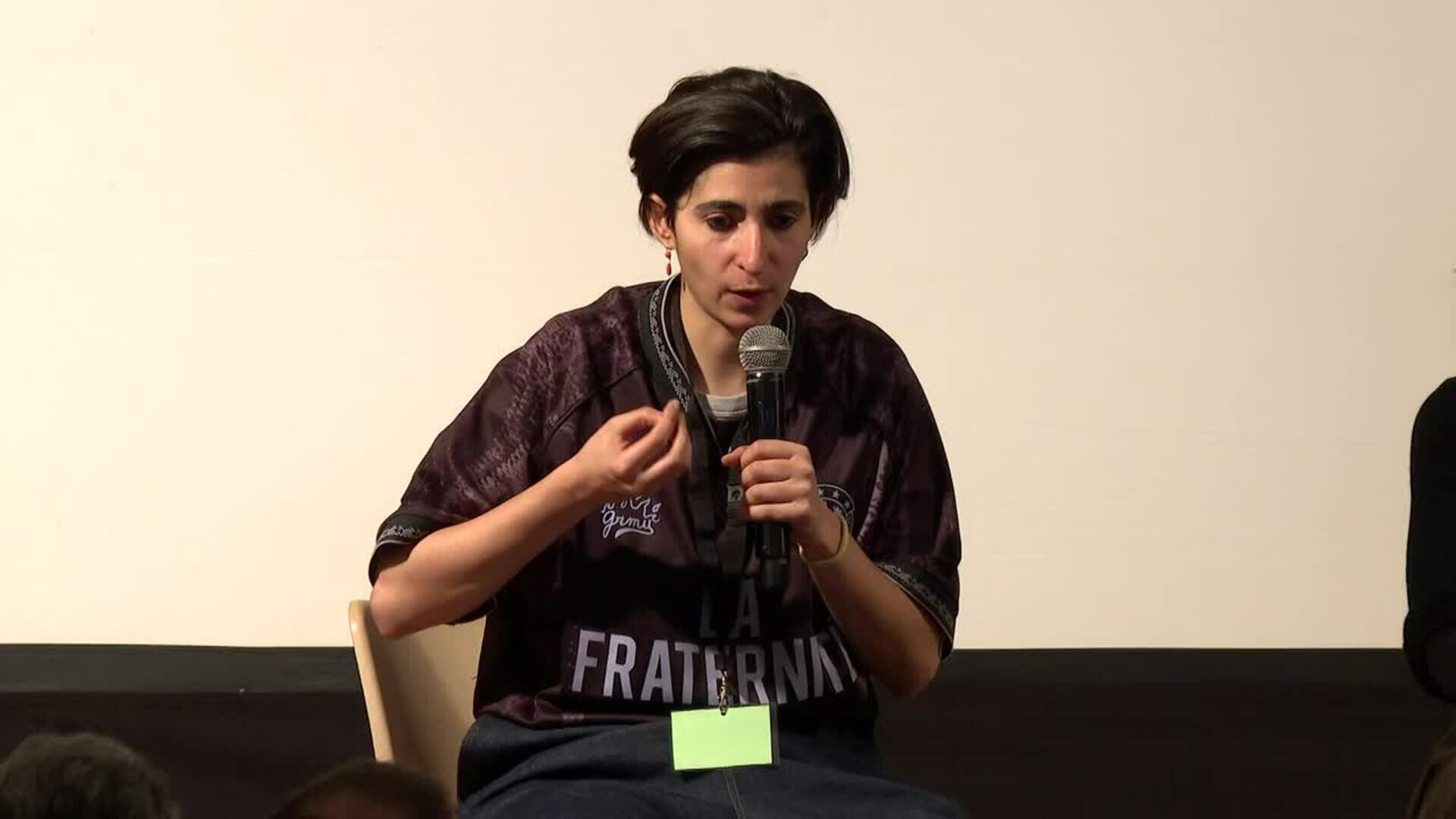 Alba Flores lleva su documental a internas de Wad-Ras