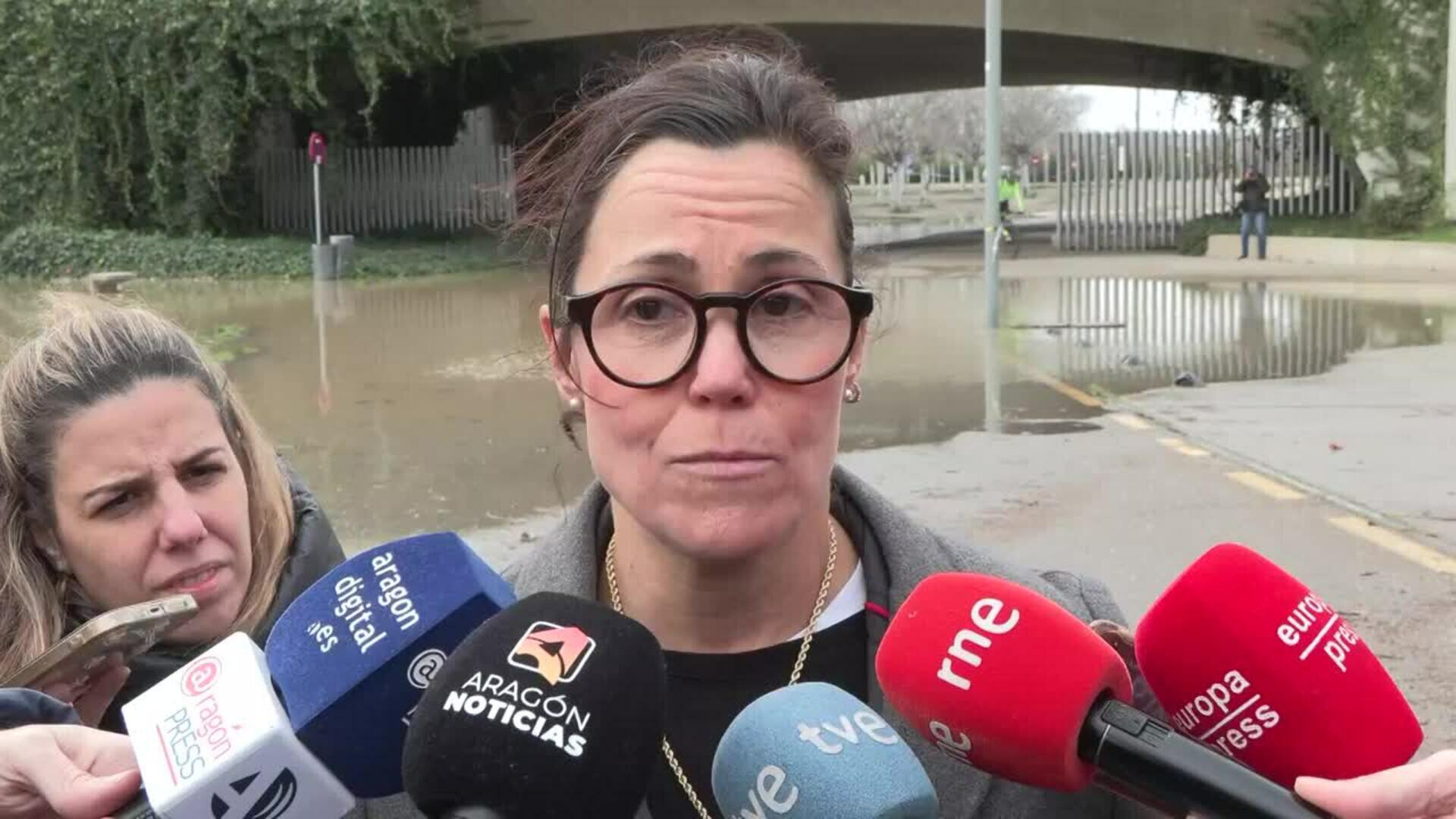 La crecida ordinaria del Ebro se mantendra hasta el viernes sin superar los 1.550 m3/sg