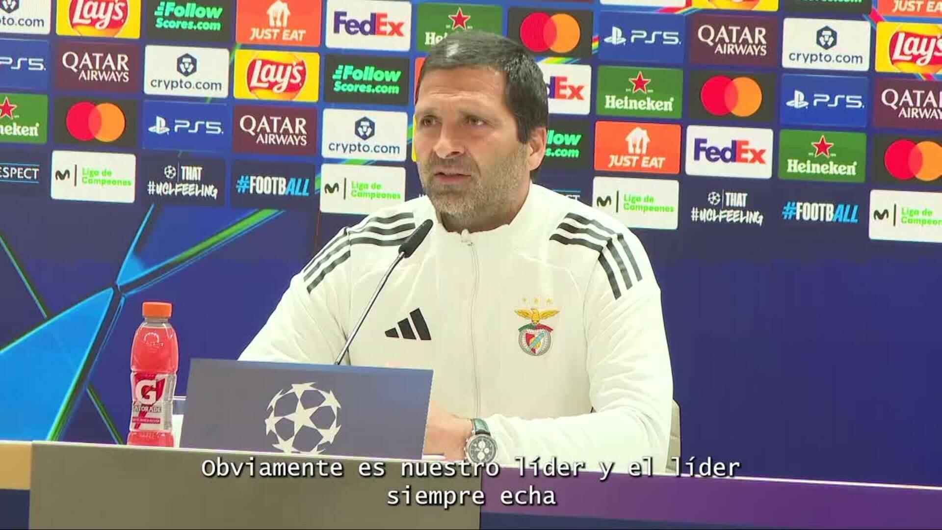 Joao Tralhao (Benfica): "No sé dónde estará Mourinho durante el partido"