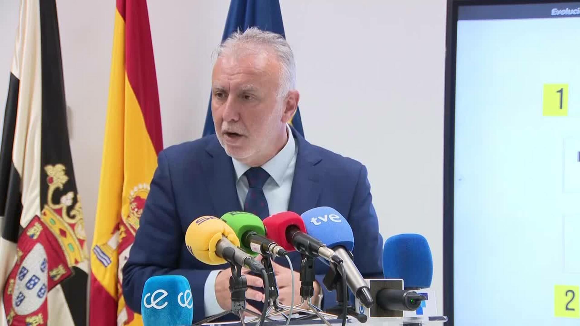 Torres cifra en 1.019 los menores migrantes reubicados y prevé en marzo fin de contingencia