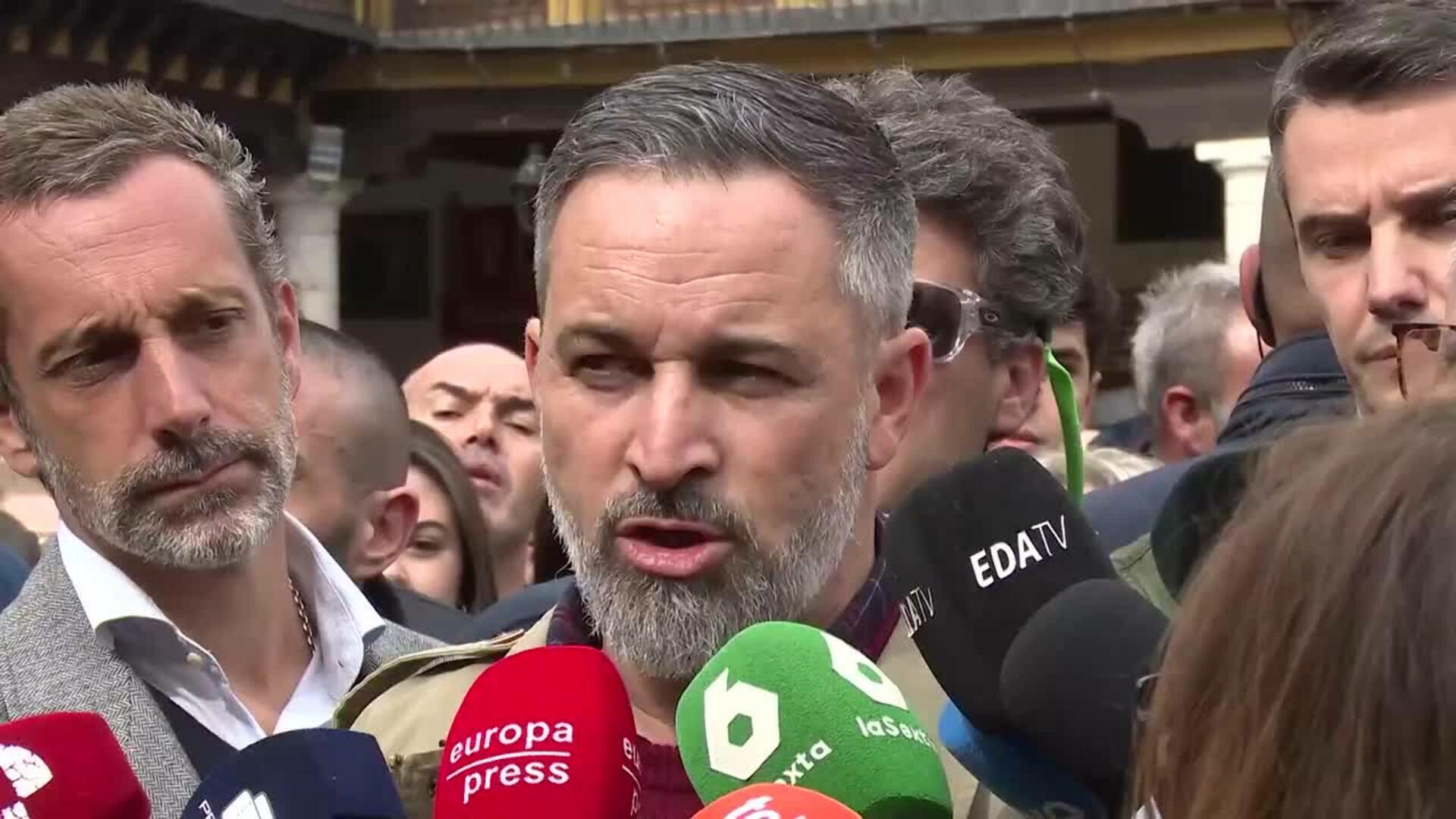 Abascal sobre Vox Murcia: "Las traiciones no me distraerán para que el Sánchez deje el poder"
