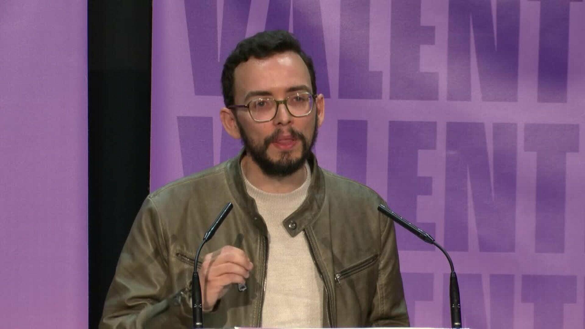 Llamas reivindica que Podemos "planta cara" al PP y su "corrupción sistemática"