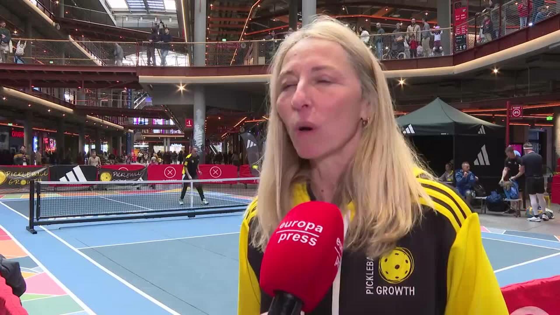 Presidenta del Club Pickleball Growth destaca el creciente interés por este deporte en España