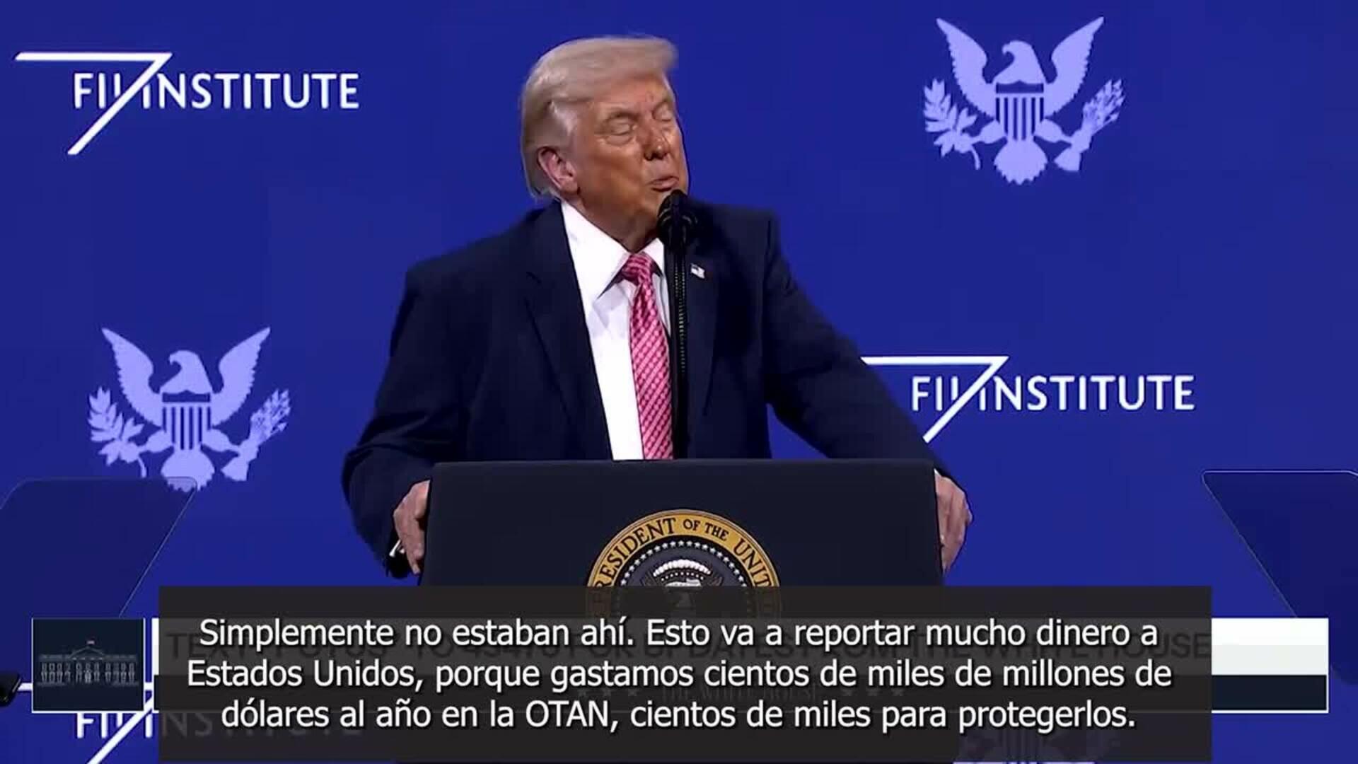 Trump sobre la OTAN: "¿Por qué estar ahí para ellos si ellos no está para nosotros?"