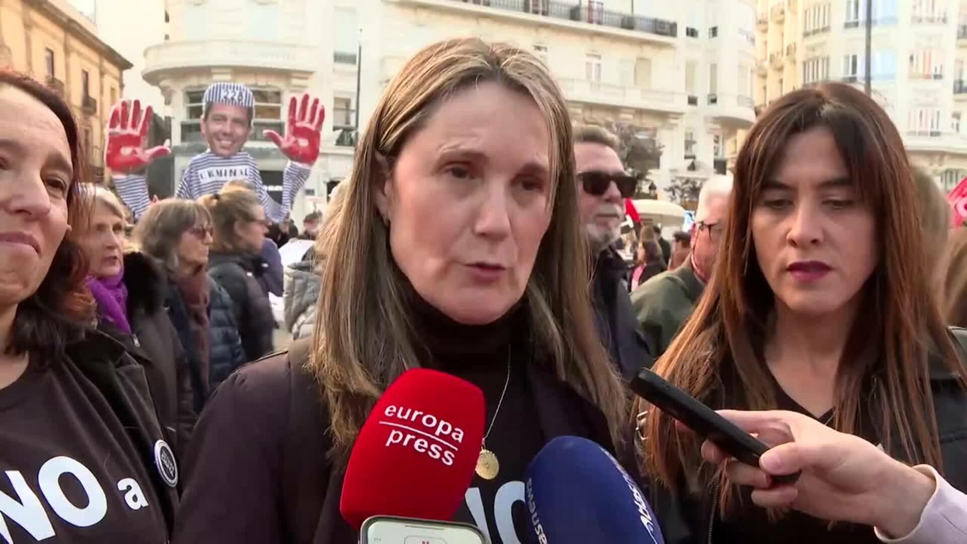 Las víctimas de la DANA exigen en València que Mazón no quede impune por la catástrofe