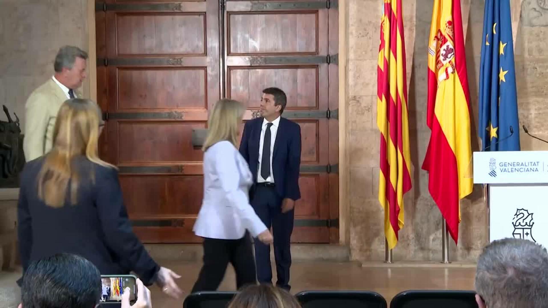 Mazón pide a la jueza de Catarroja personarse en la causa de la dana