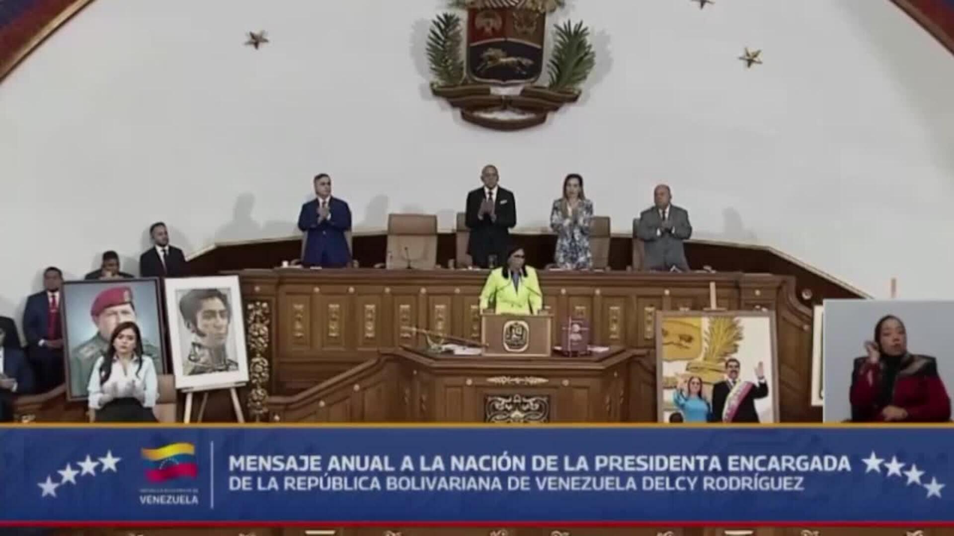 Estados Unidos retira las sanciones impuestas a Delcy Rodríguez