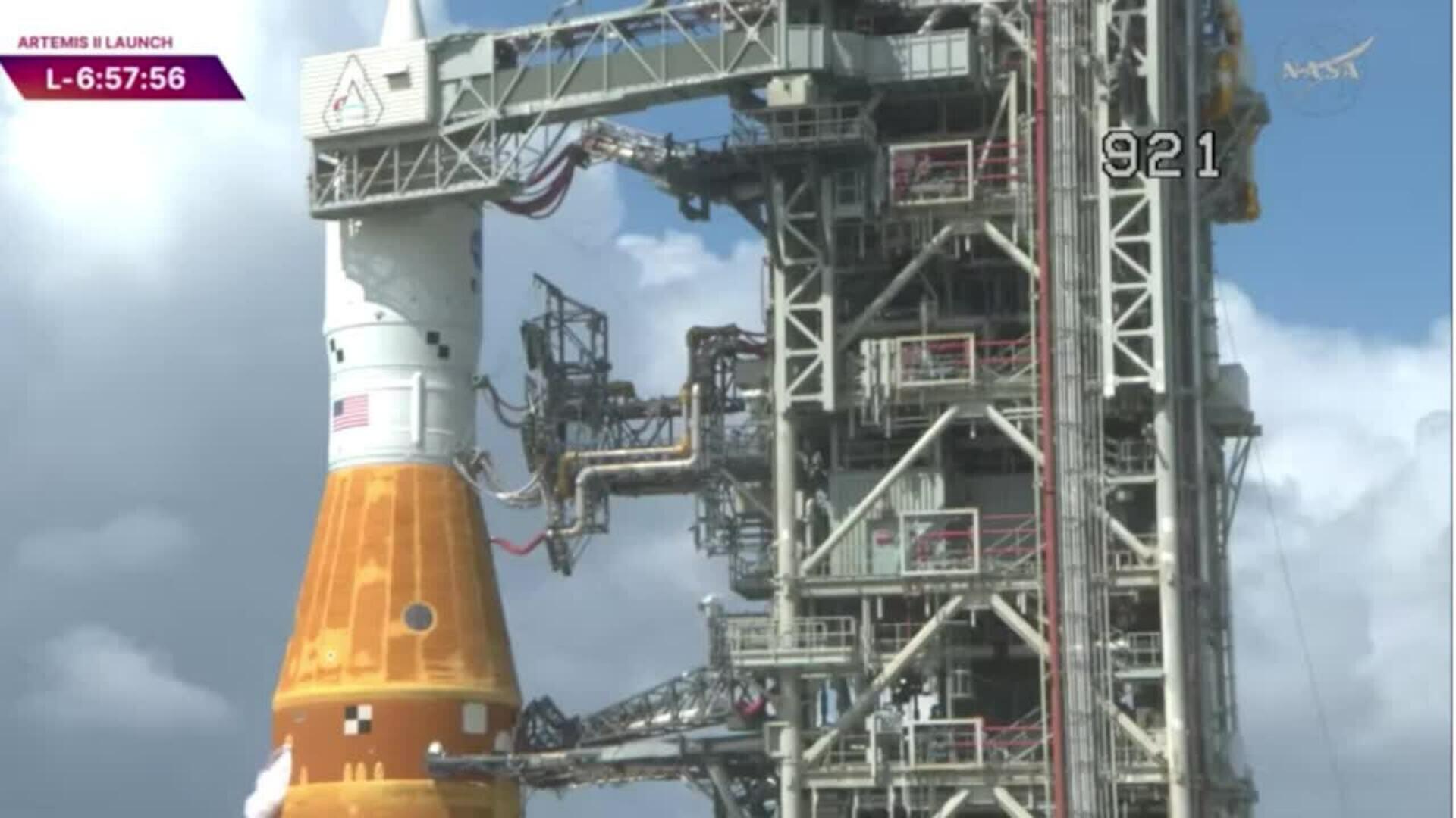 Todo preparado para el lanzamiento de Artemis II hacia la Luna