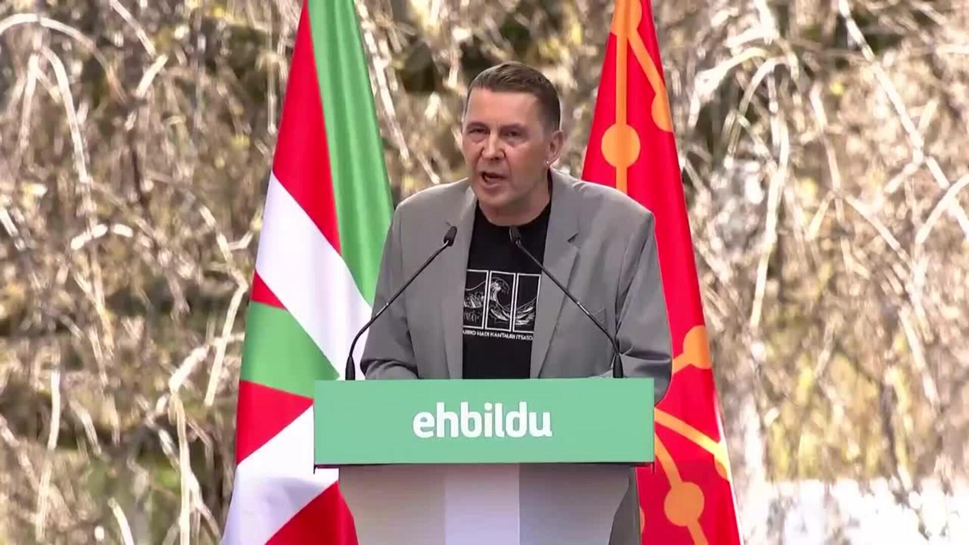 Otegi dice que EH Bildu "aspira a gobernar"