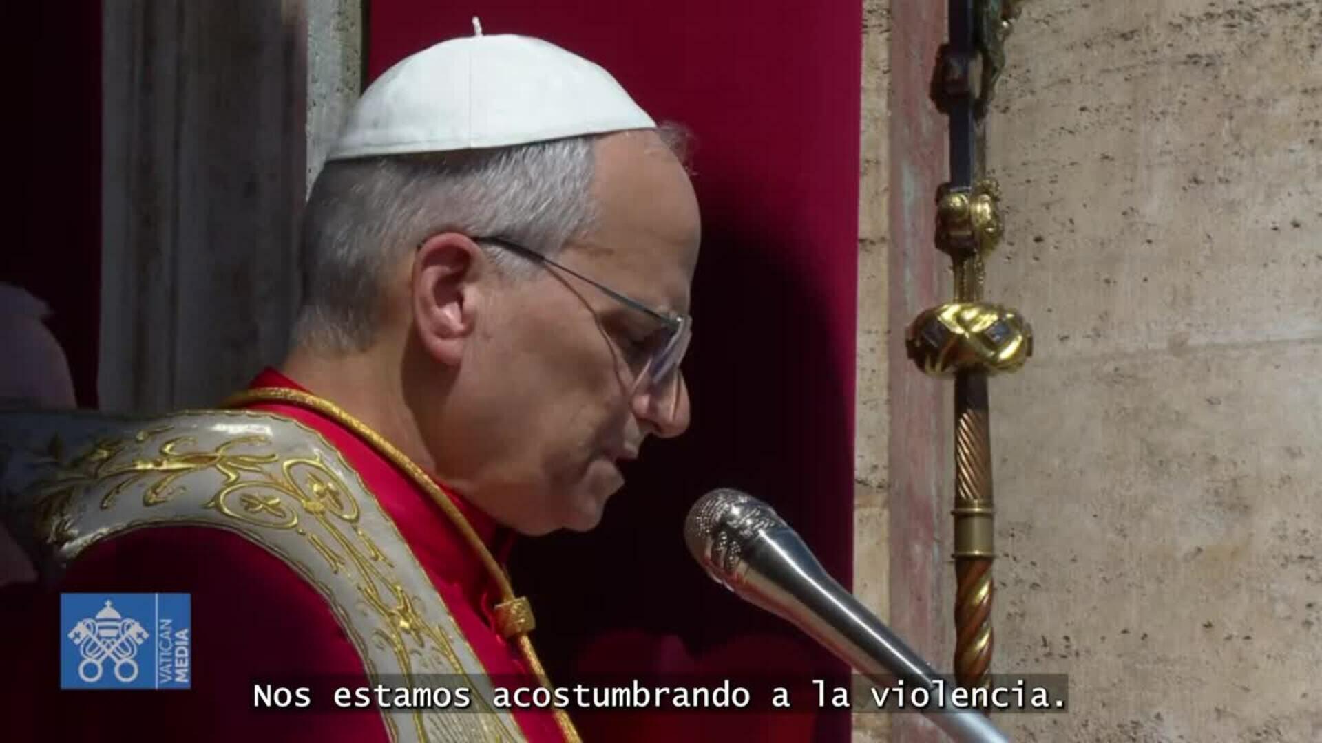 El papa León XIV urge en su mensaje de Pascua a acabar con las guerras