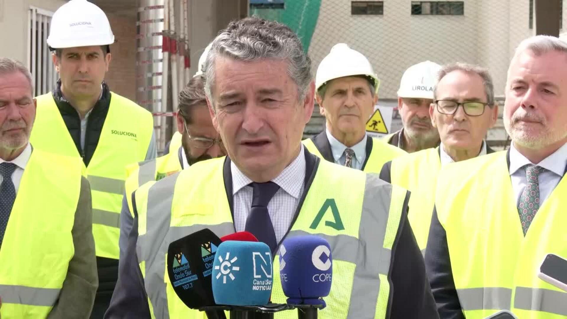 Avanza la construcción del edificio norte en el hospital de Motril para mejorar sus servicios
