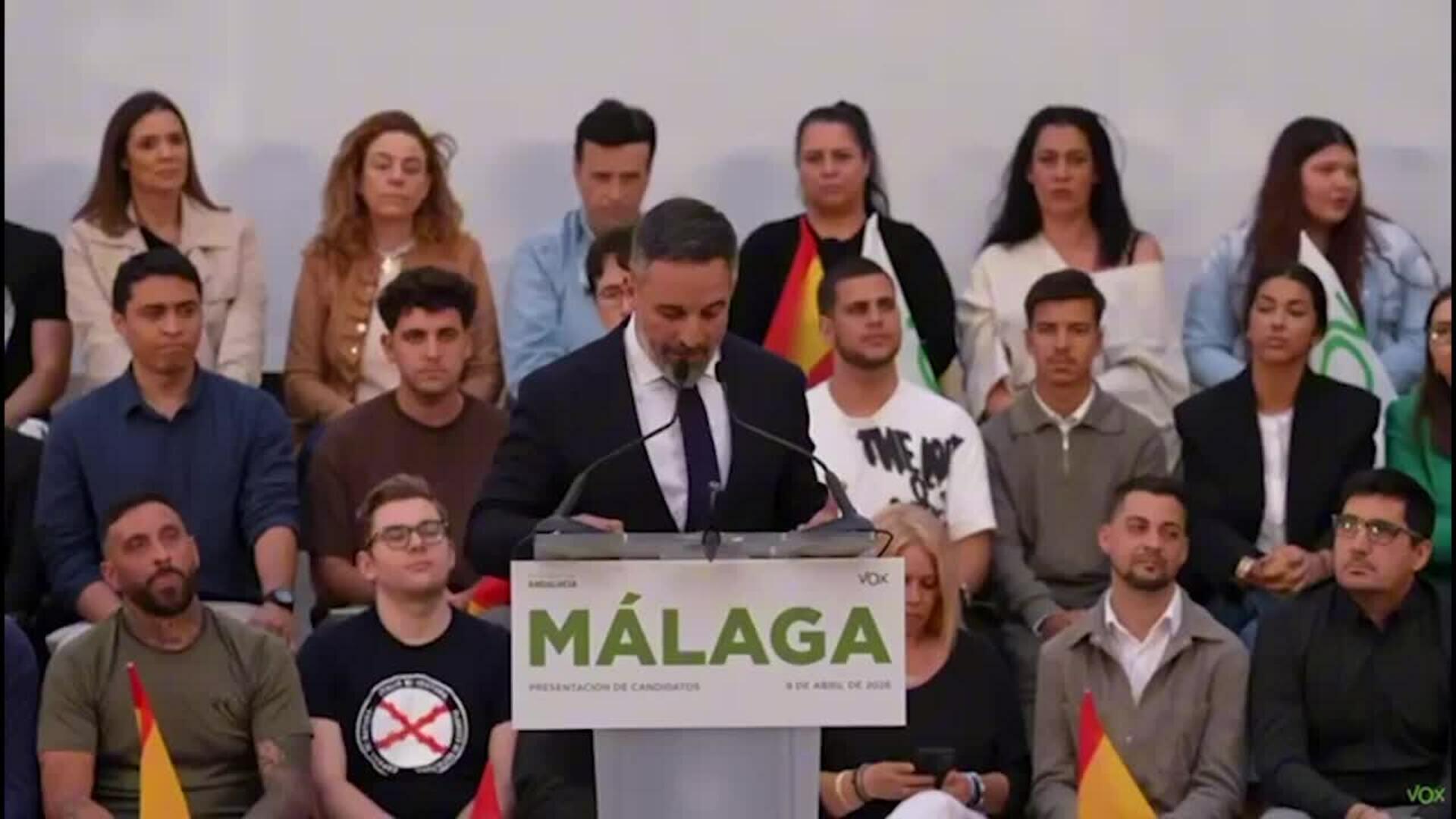 Abascal dice que el PP "ha robado el cambio en Andalucía" con "las mismas políticas que PSOE"