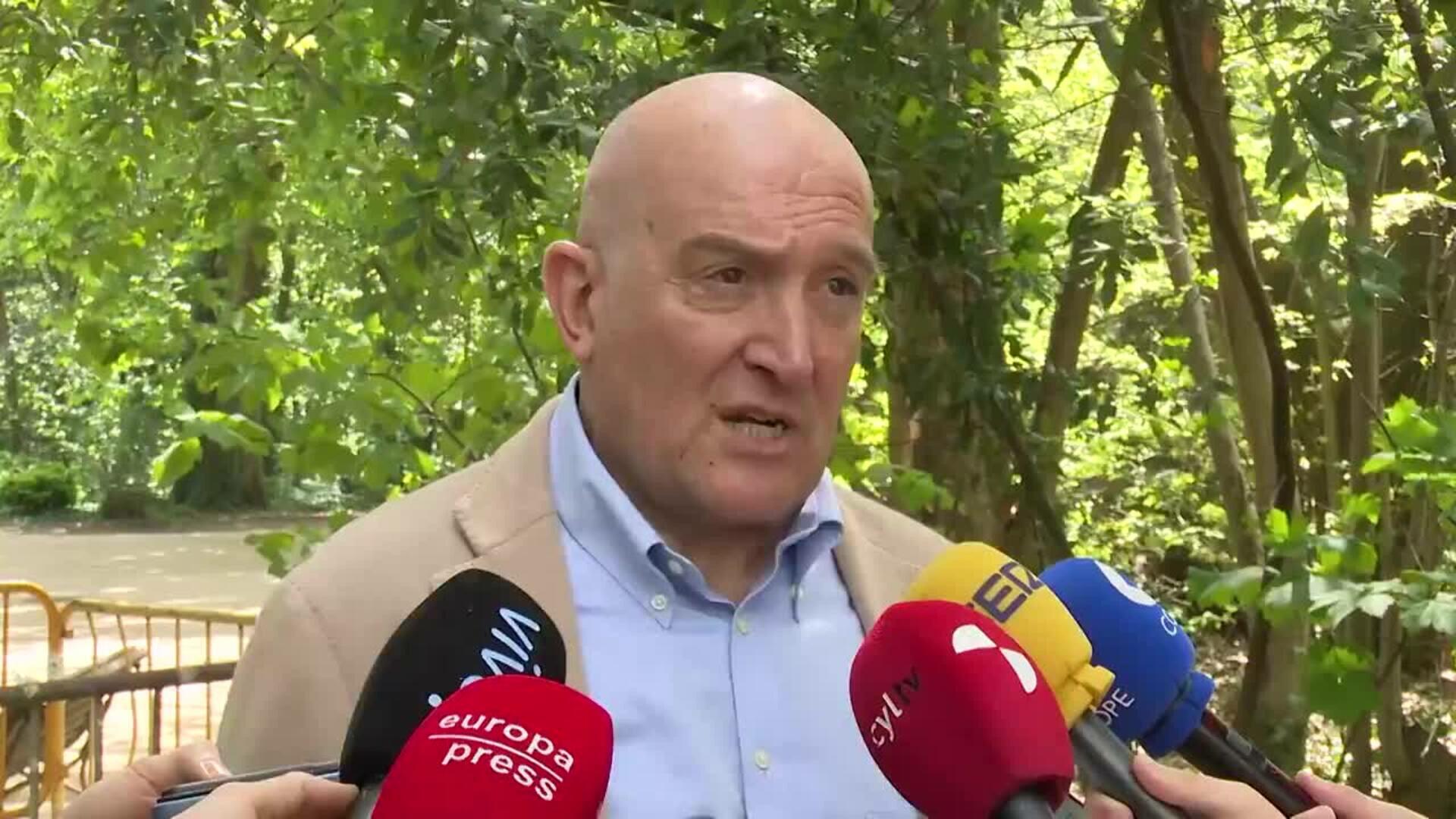 Ayuntamiento de Valladolid analiza las causas de la caída de un pino en CEIP Alonso Berruguete