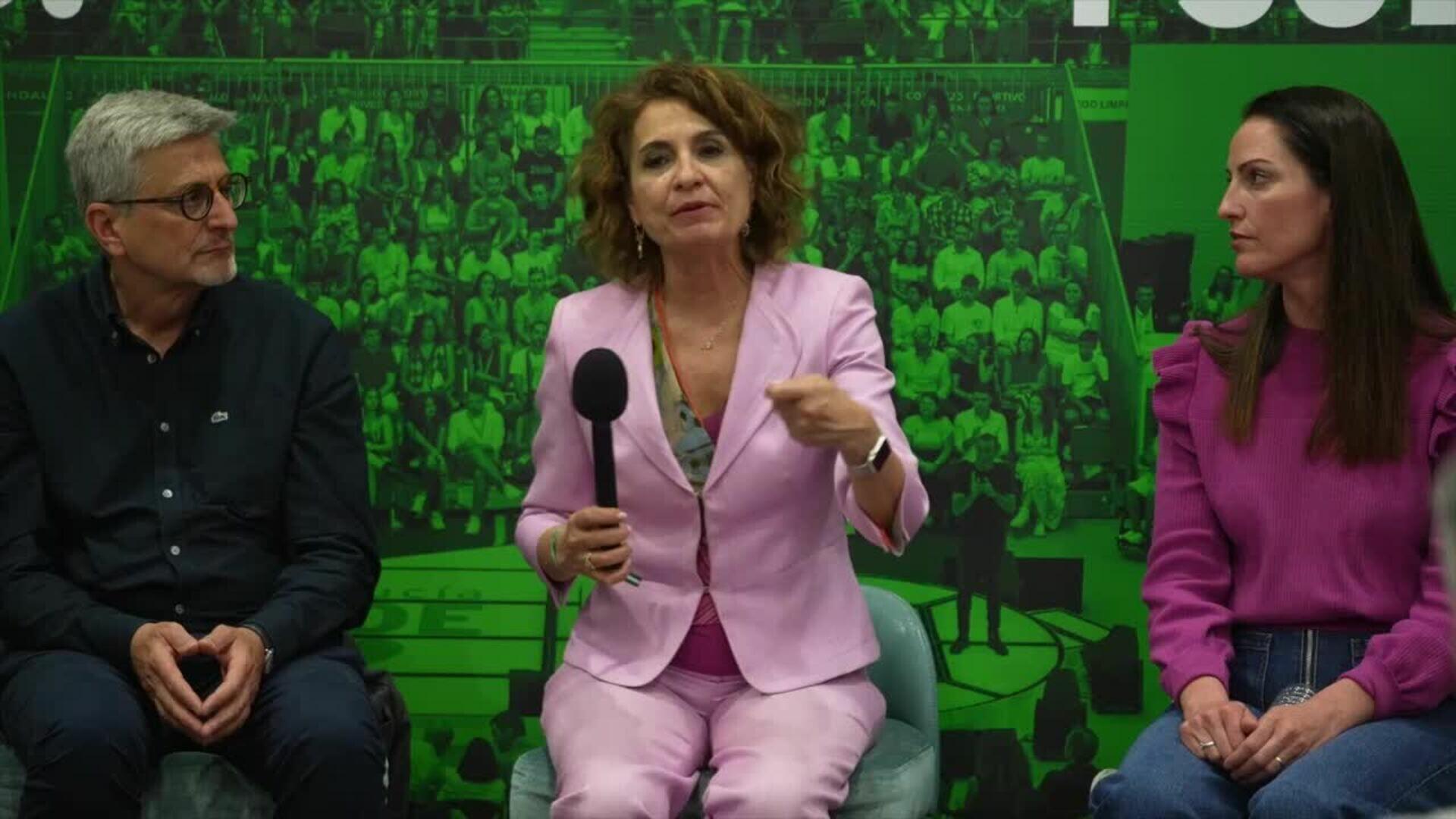 Montero promete un plan de vivienda con adelanto del 20% de la entrada para los jóvenes