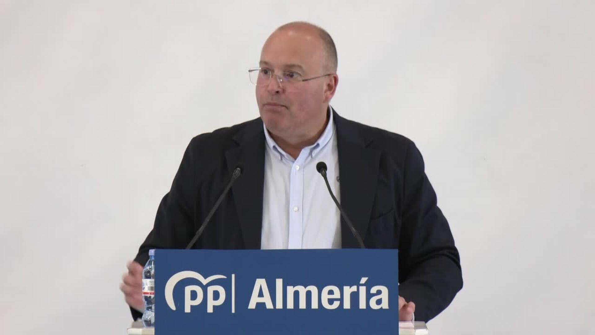 Tellado (PP) pide movilización para continuar el "buen camino" de Moreno y evitar la corrupción