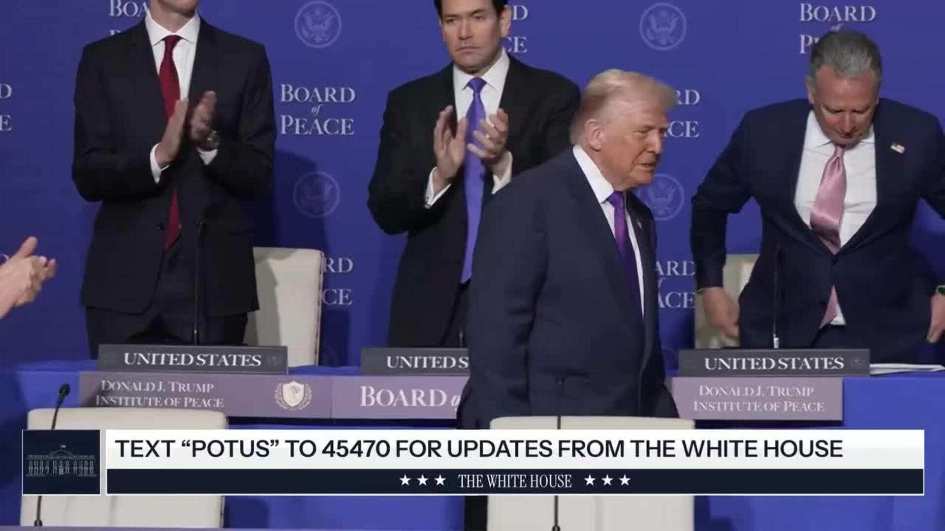 Trump se muestra "muy optimista" sobre un acuerdo de paz con Irán