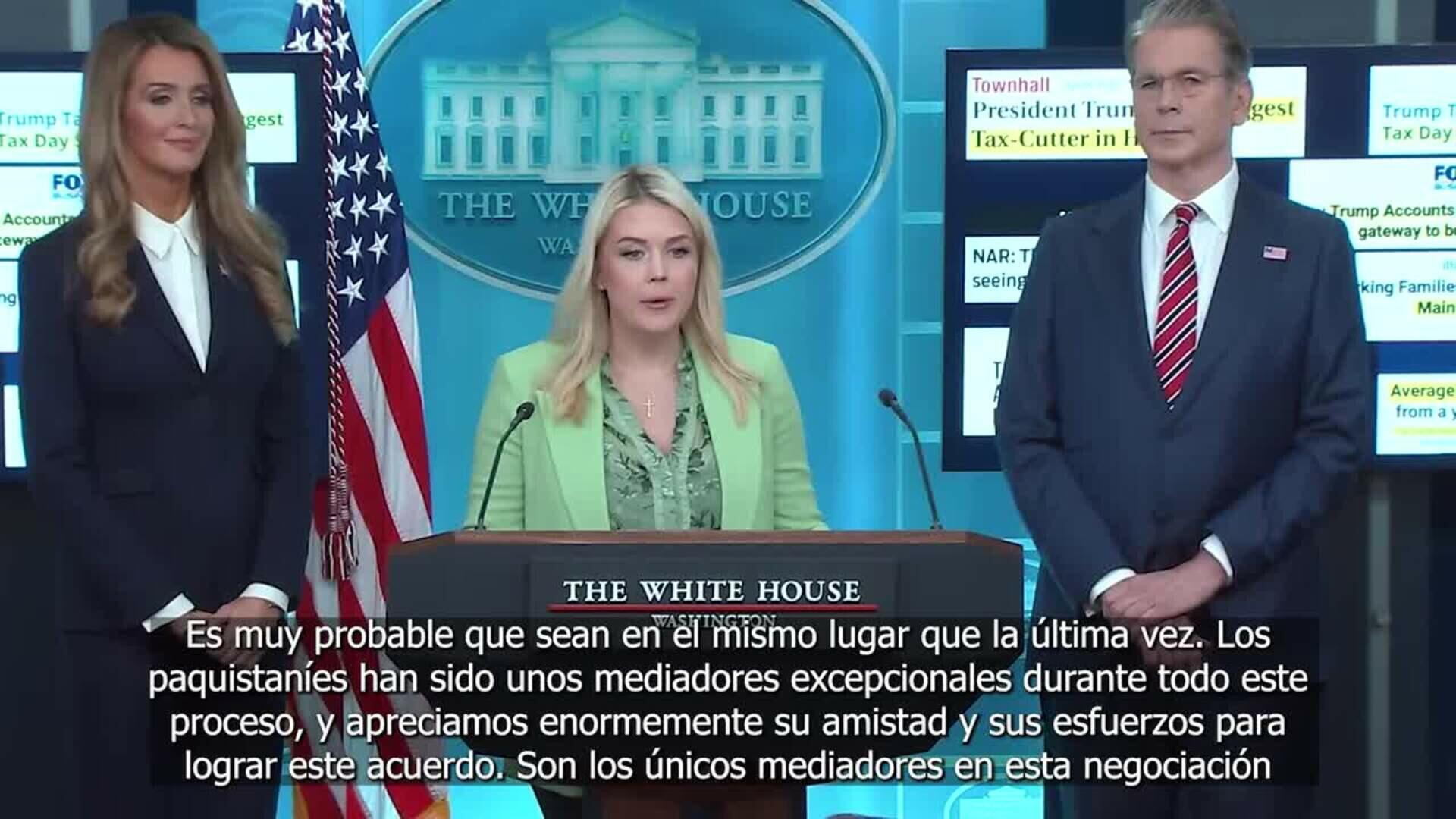 Casa Blanca ve "probable" que la nueva ronda de negociaciones con Irán se celebre en Islamabad