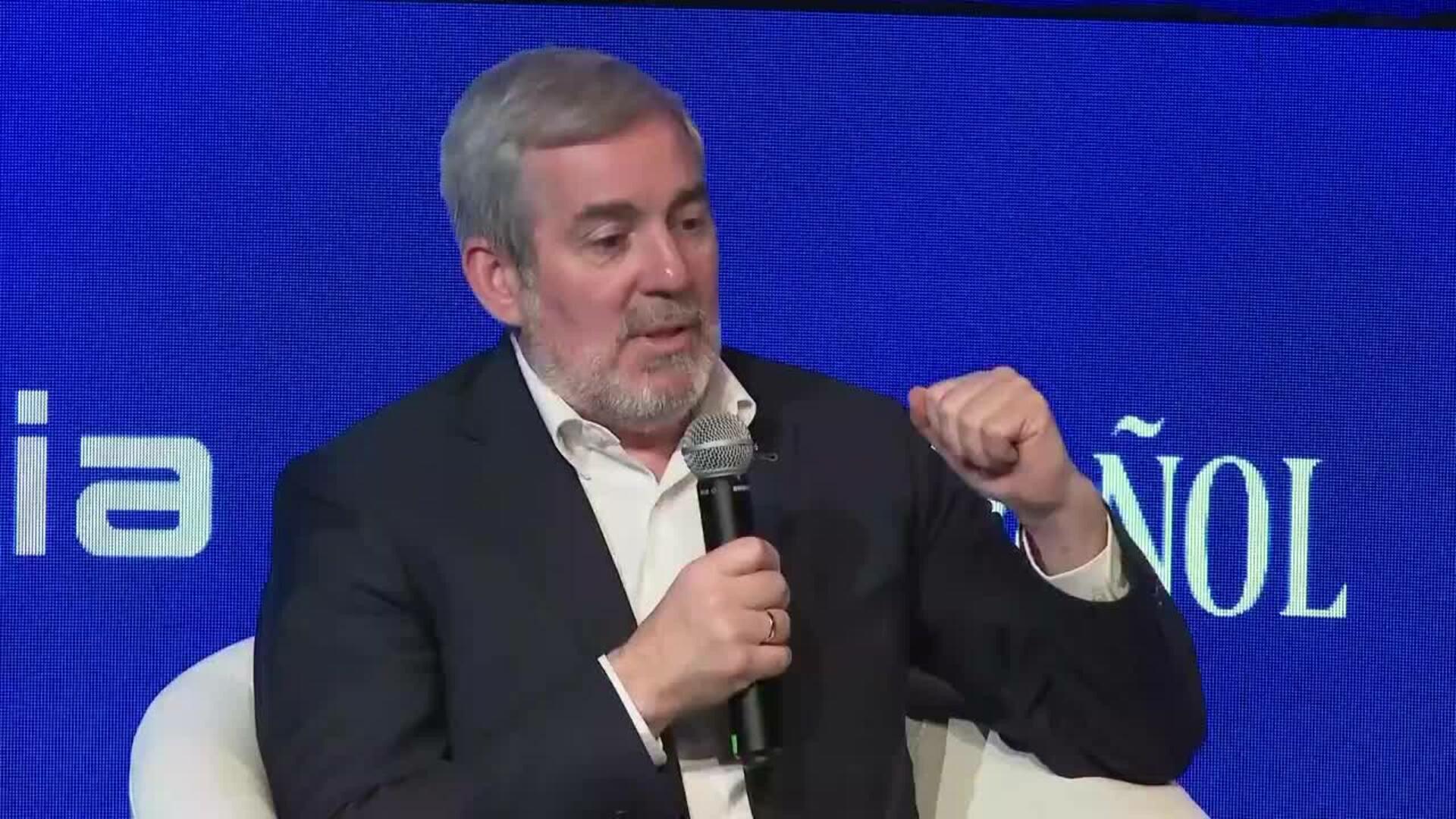Clavijo asegura que España y Europa "no han estado a la altura" en materia migratoria