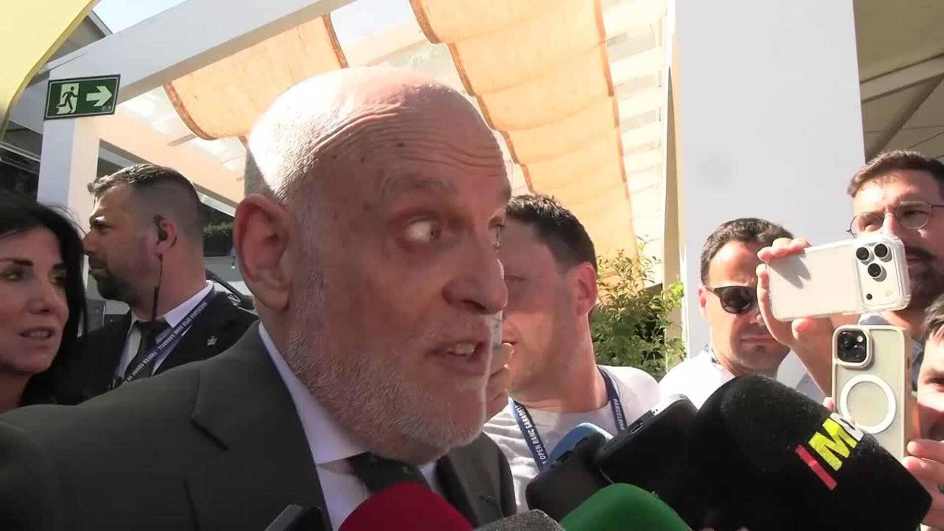 Javier Tebas: "El FC Barcelona ha estructurado muy bien sus cuentas y va por buen camino"