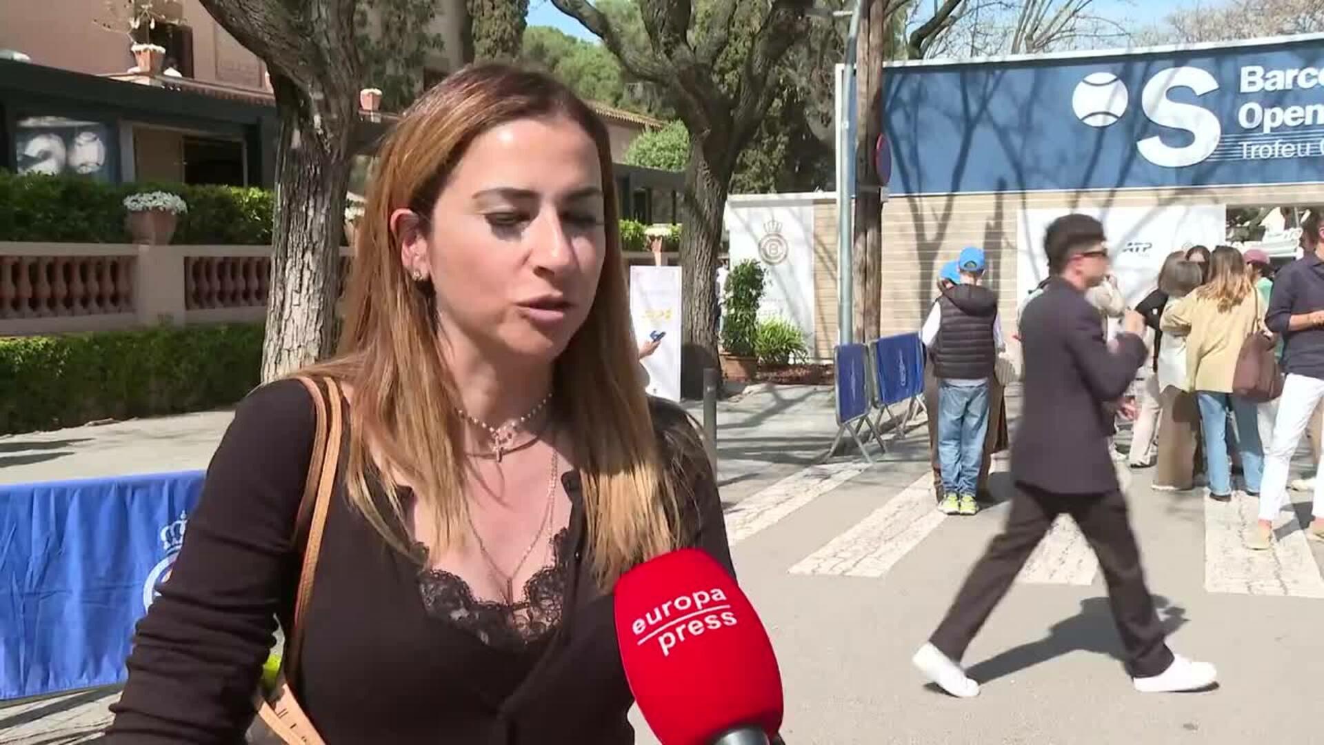 Aficionados al tenis comparten sus sensaciones antes de la final del Godó 2026