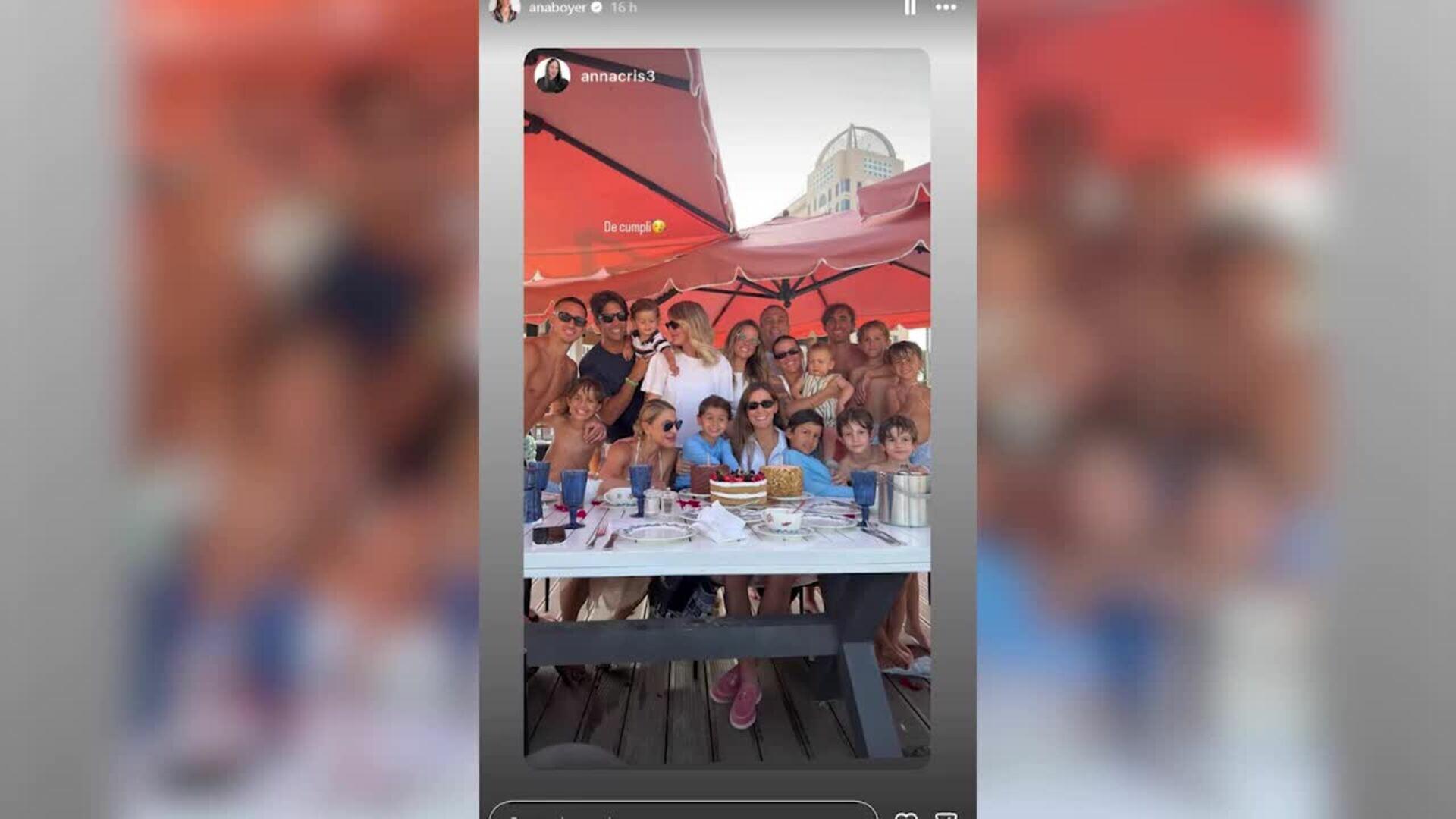 Ana Boyer celebra su 37 cumpleaños días antes de dar a luz a su hija