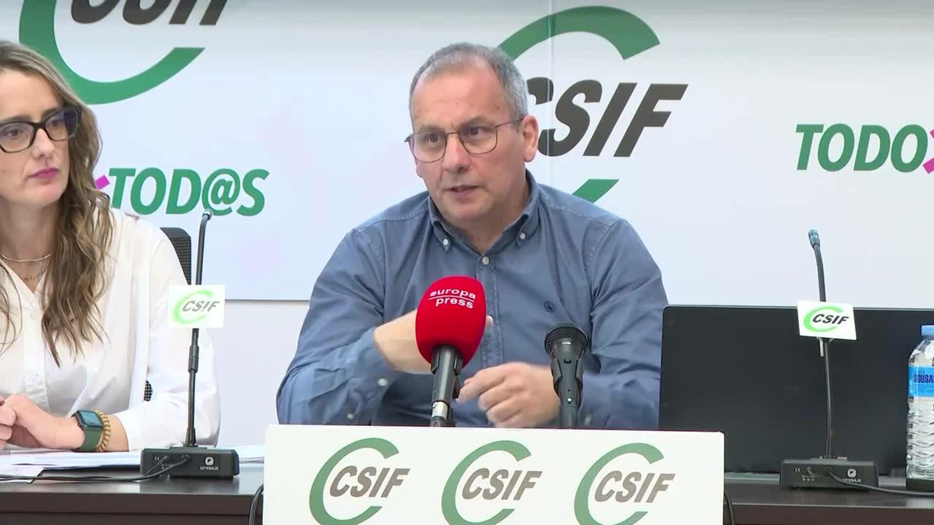 CSIF denuncia la falta de inversión y la alta interinidad en el sistema educativo en España