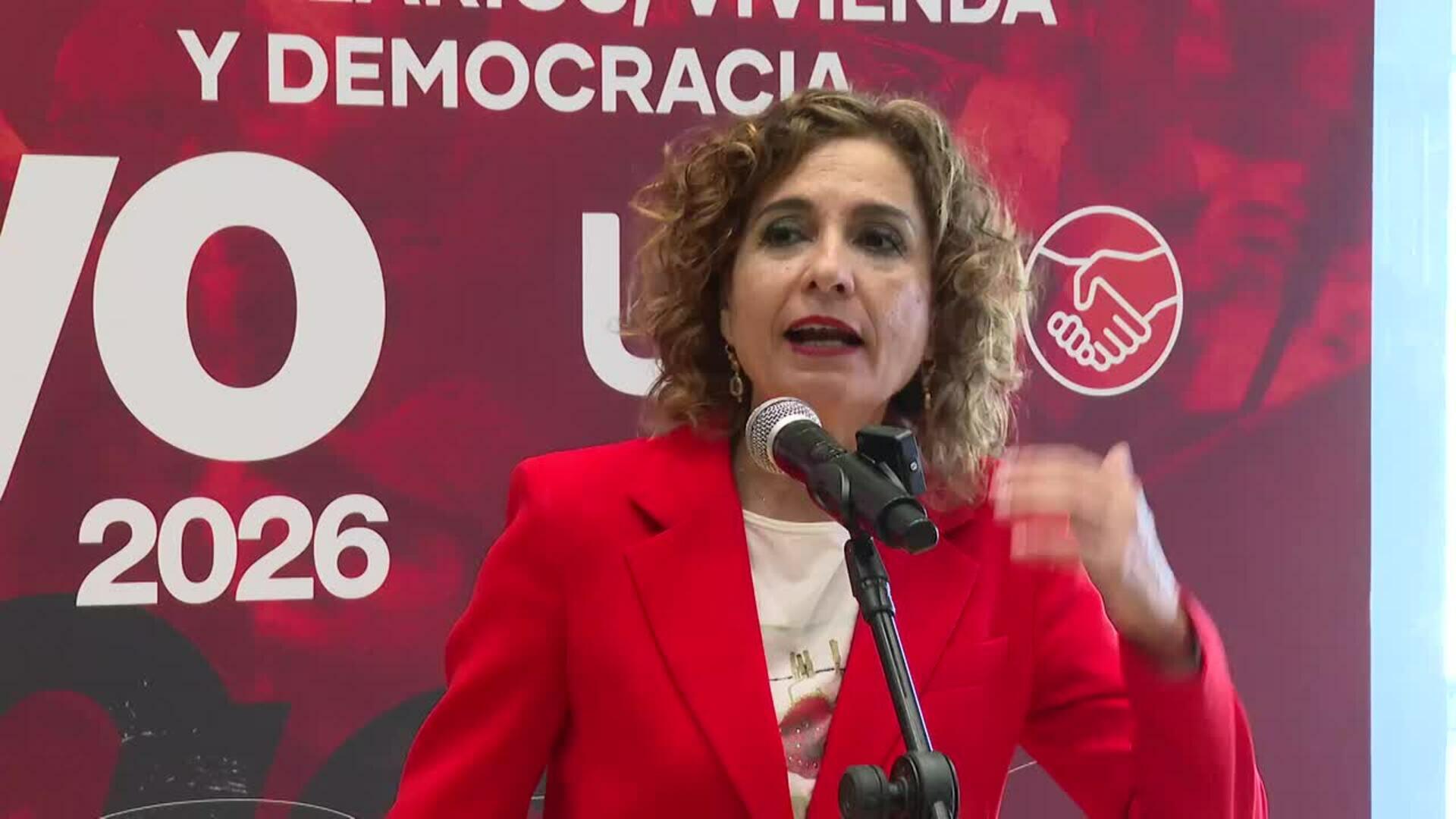 Montero critica a Moreno: el PP andaluz vota contra la prórroga del decreto de alquileres