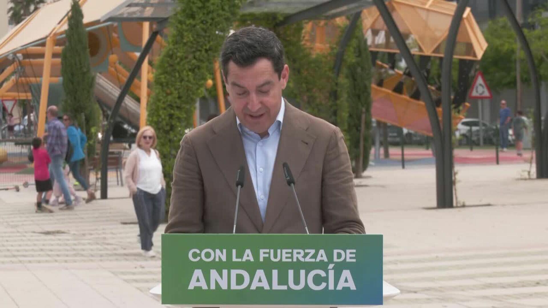Moreno propone extender la línea 1 del metro de Sevilla a Entrenúcleos y Bormujos