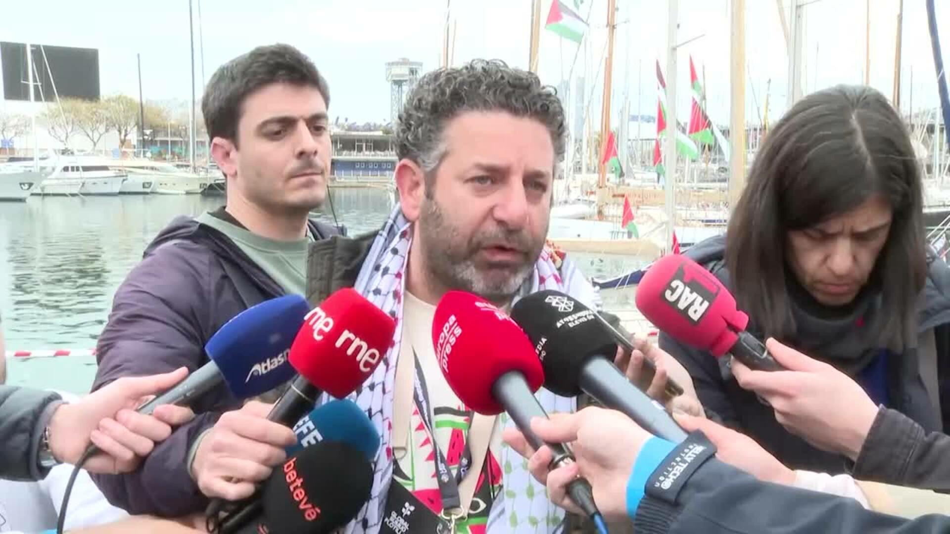 Un tribunal israelí extiende hasta el martes la detención de los activistas de la Flotilla