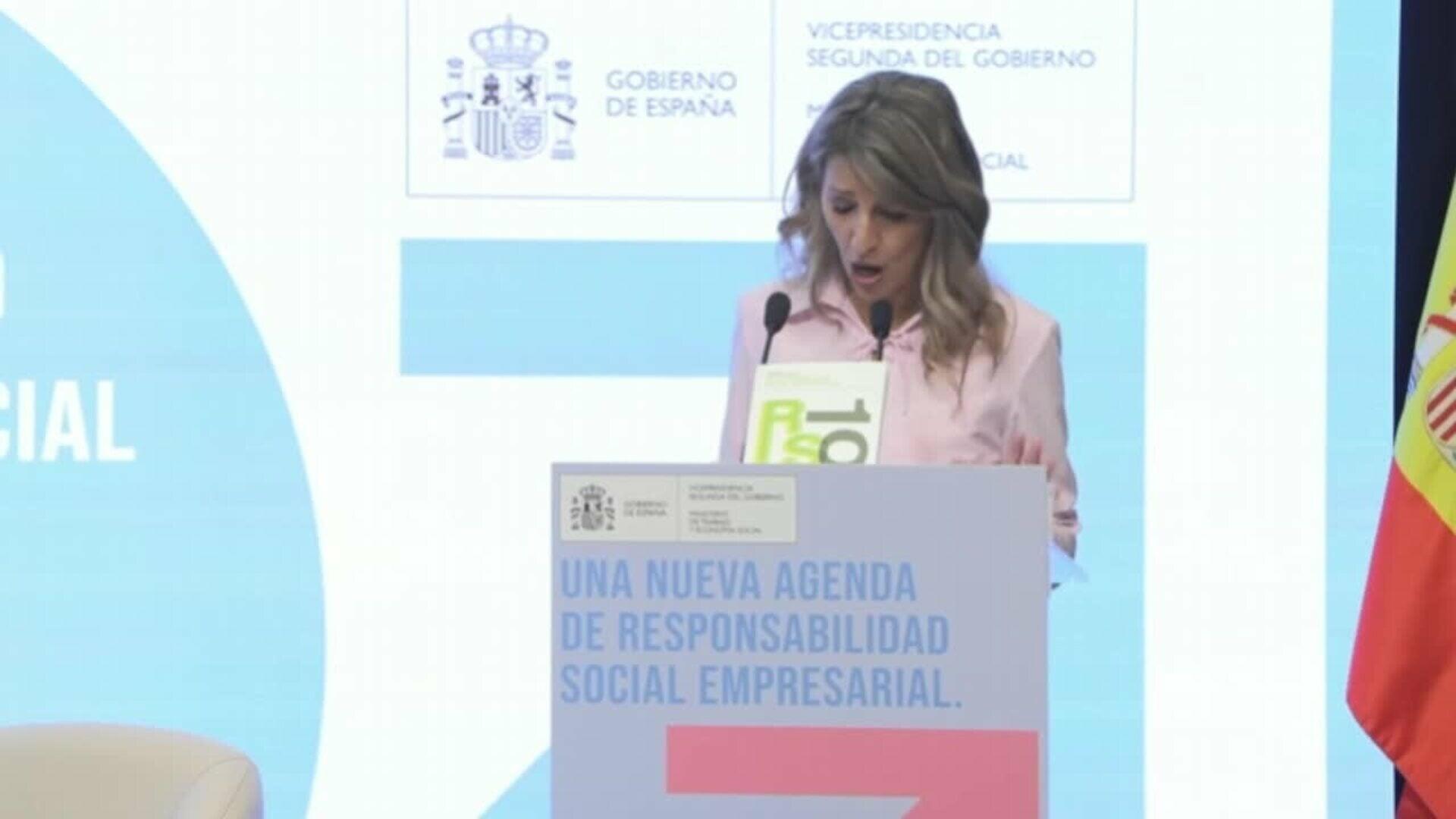 Trabajo aboga por sancionar a las empresas que inclumplan en RSE
